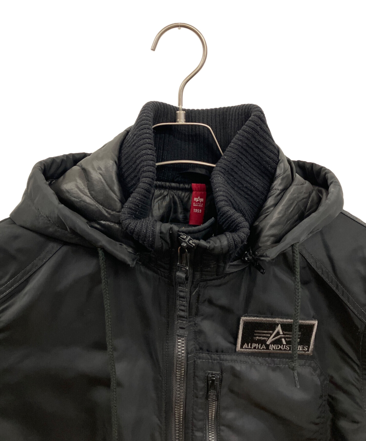 中古・古着通販】ALPHA (アルファ) フライトジャケット ブラック