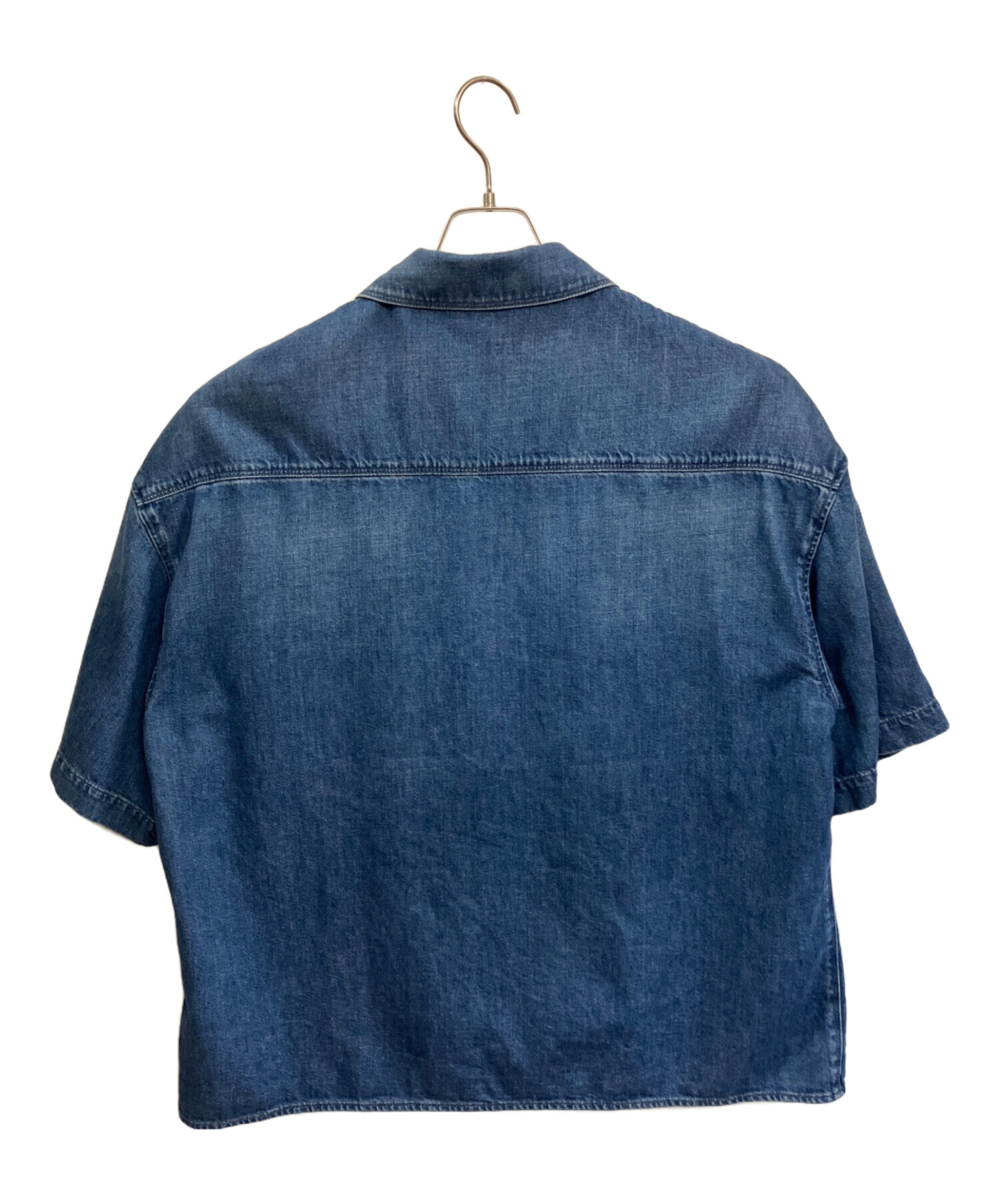 中古・古着通販】LOEWE (ロエベ) ショートスリーブシャツ デニム