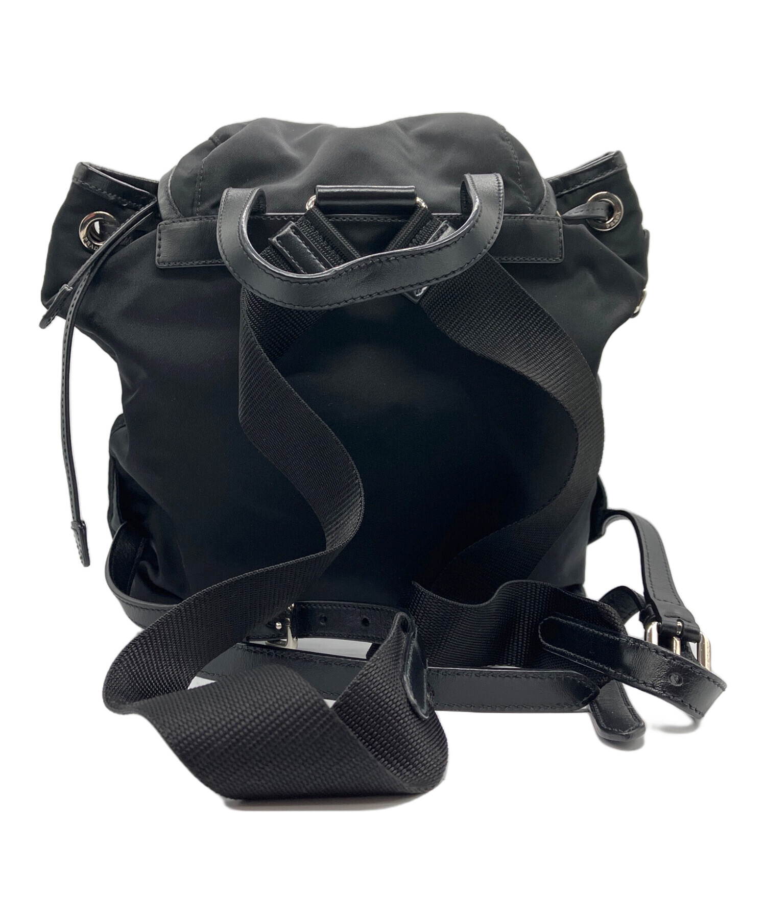 中古・古着通販】PRADA (プラダ) ナイロンミニリュック ブラック