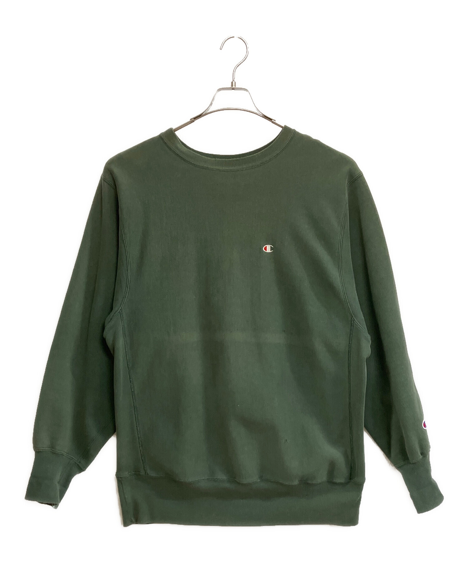 Champion reverse weave チャンピオン リバースウィーブ 緑 中古・古着通販】Champion REVERSE WEAVE (チャンピオン リバース