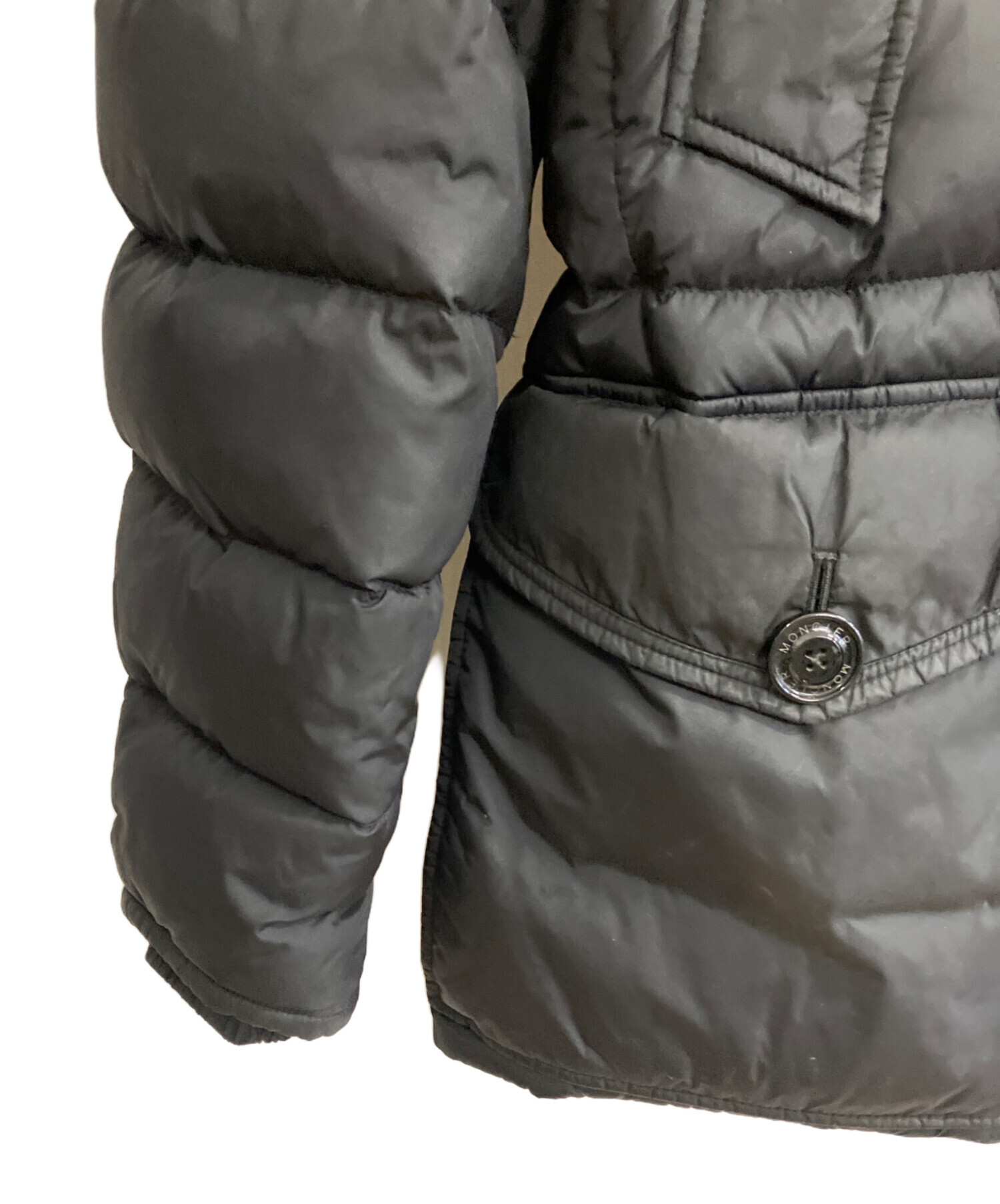 中古・古着通販】MONCLER (モンクレール) ダウンジャケット ブラック