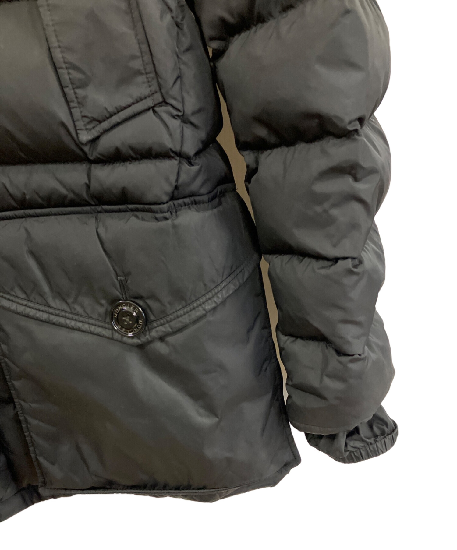 中古・古着通販】MONCLER (モンクレール) ダウンジャケット ブラック