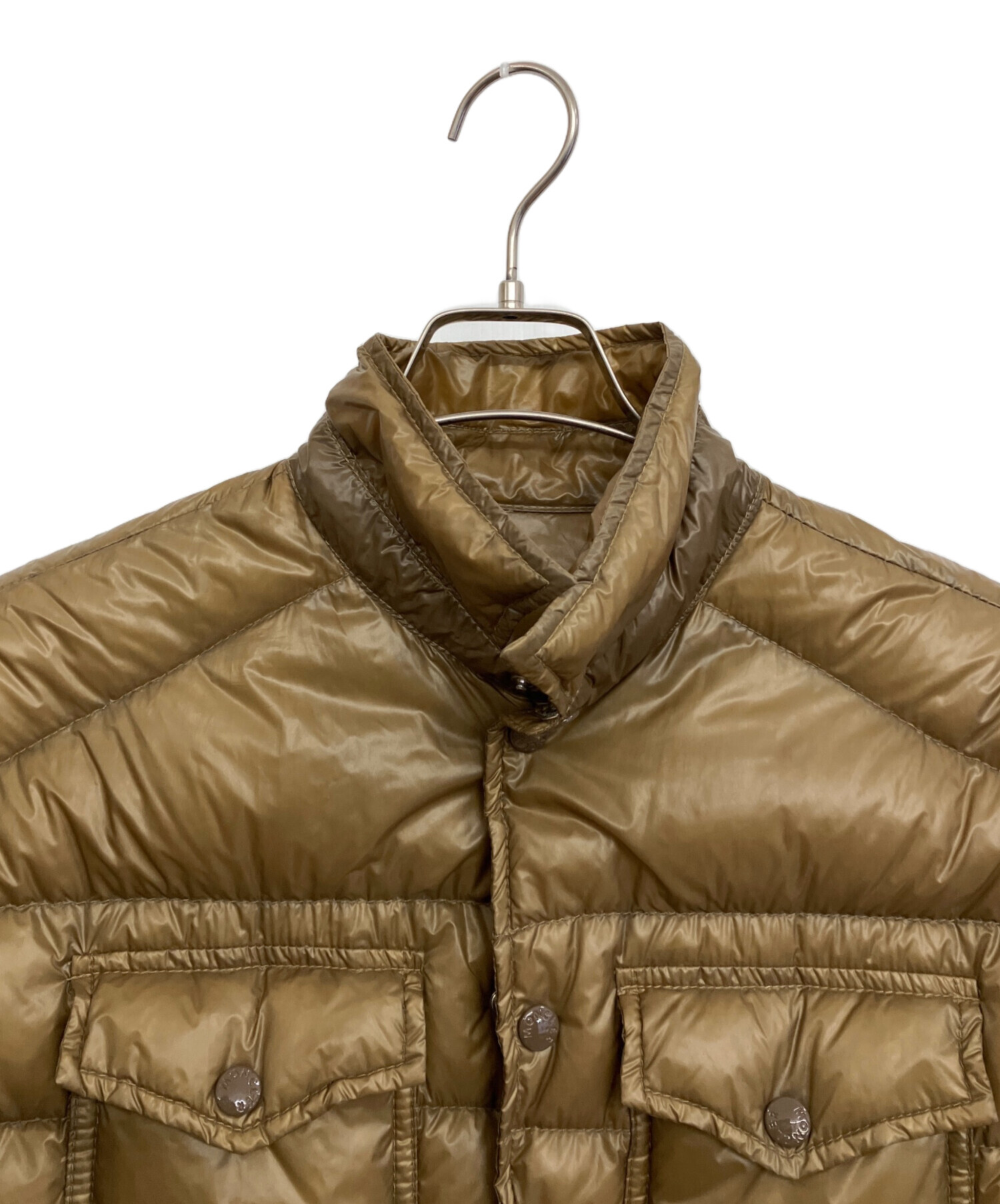 中古・古着通販】MONCLER (モンクレール) ダウンジャケット ブラウン