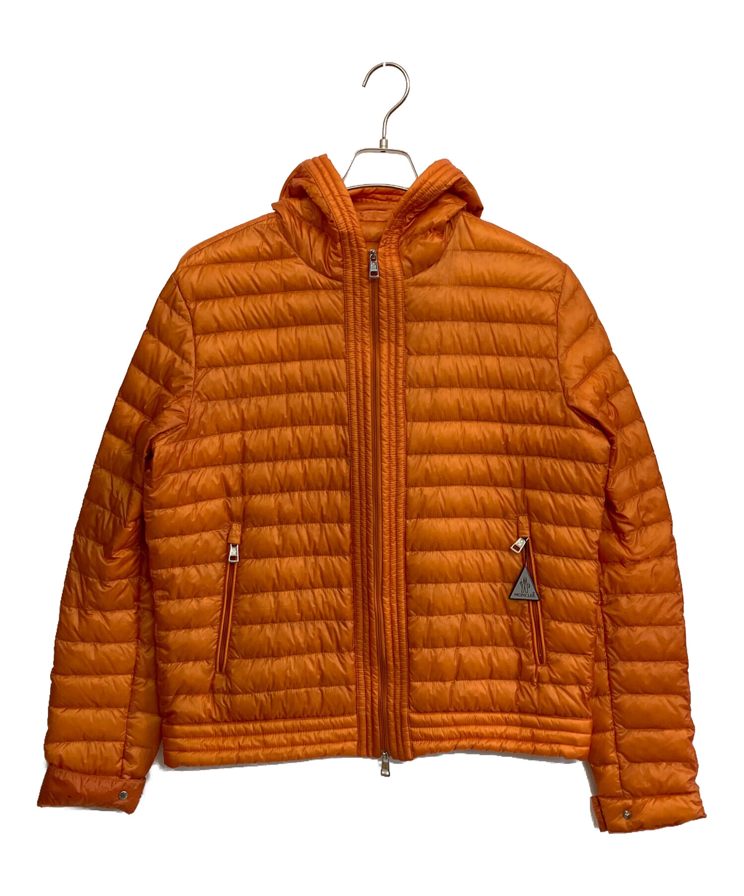 Moncler ダウンジャケット オレンジ サイズ2 中古・古着通販】MONCLER (モンクレール) ダウンジャケット オレンジ