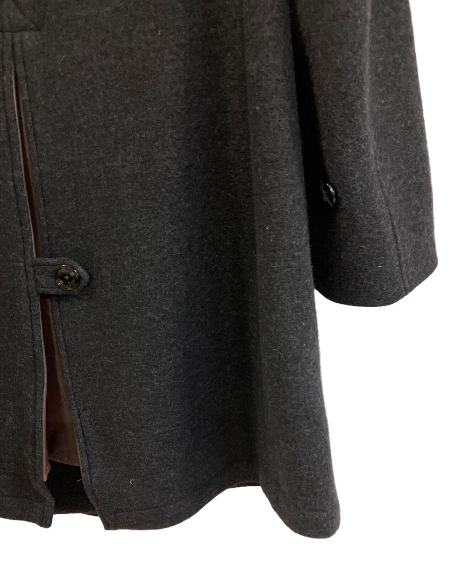 中古・古着通販】ETRO (エトロ) ウールコート ブラック サイズ:52