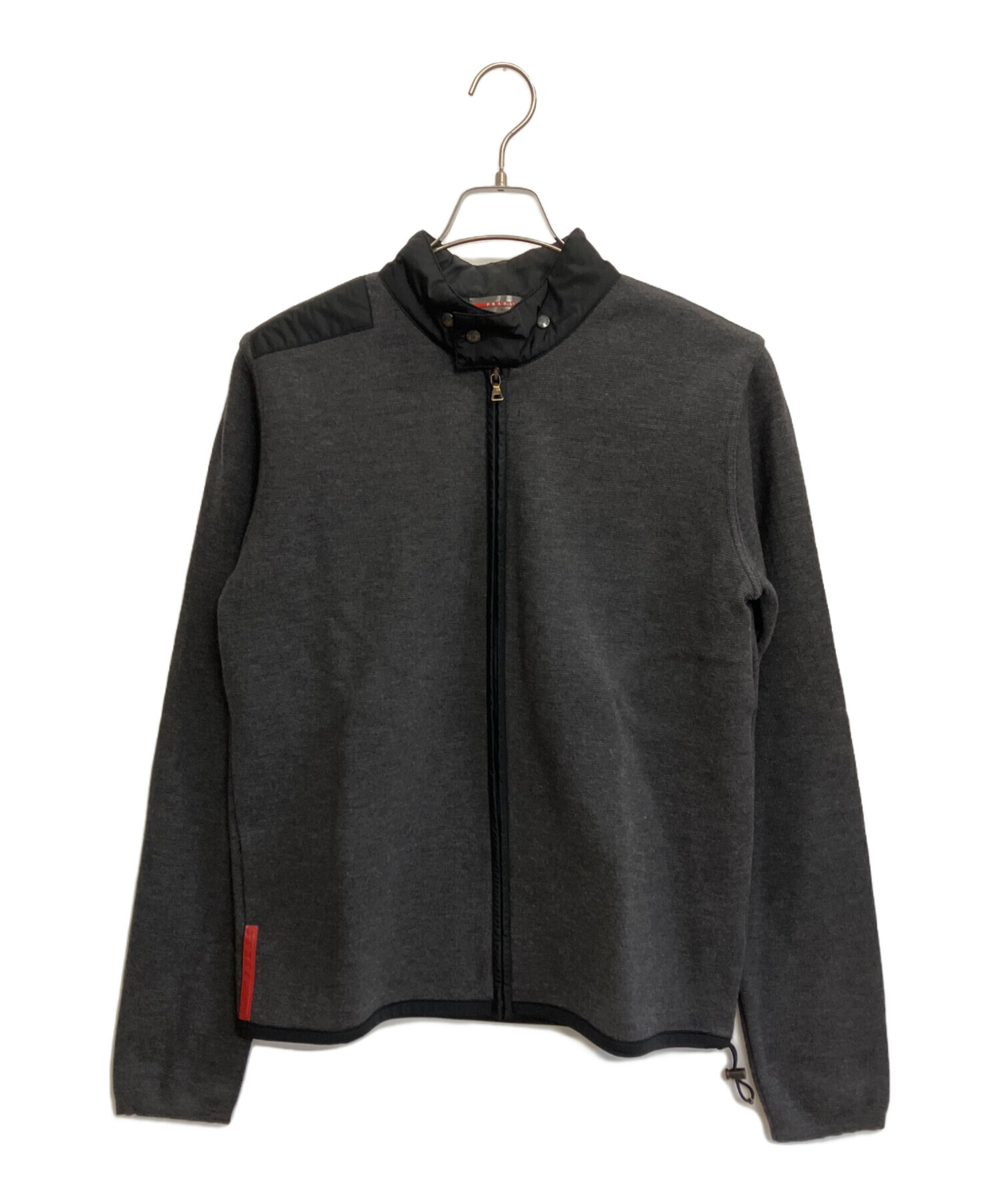 中古・古着通販】PRADA SPORTS (プラダスポーツ) ナイロン切替ニット