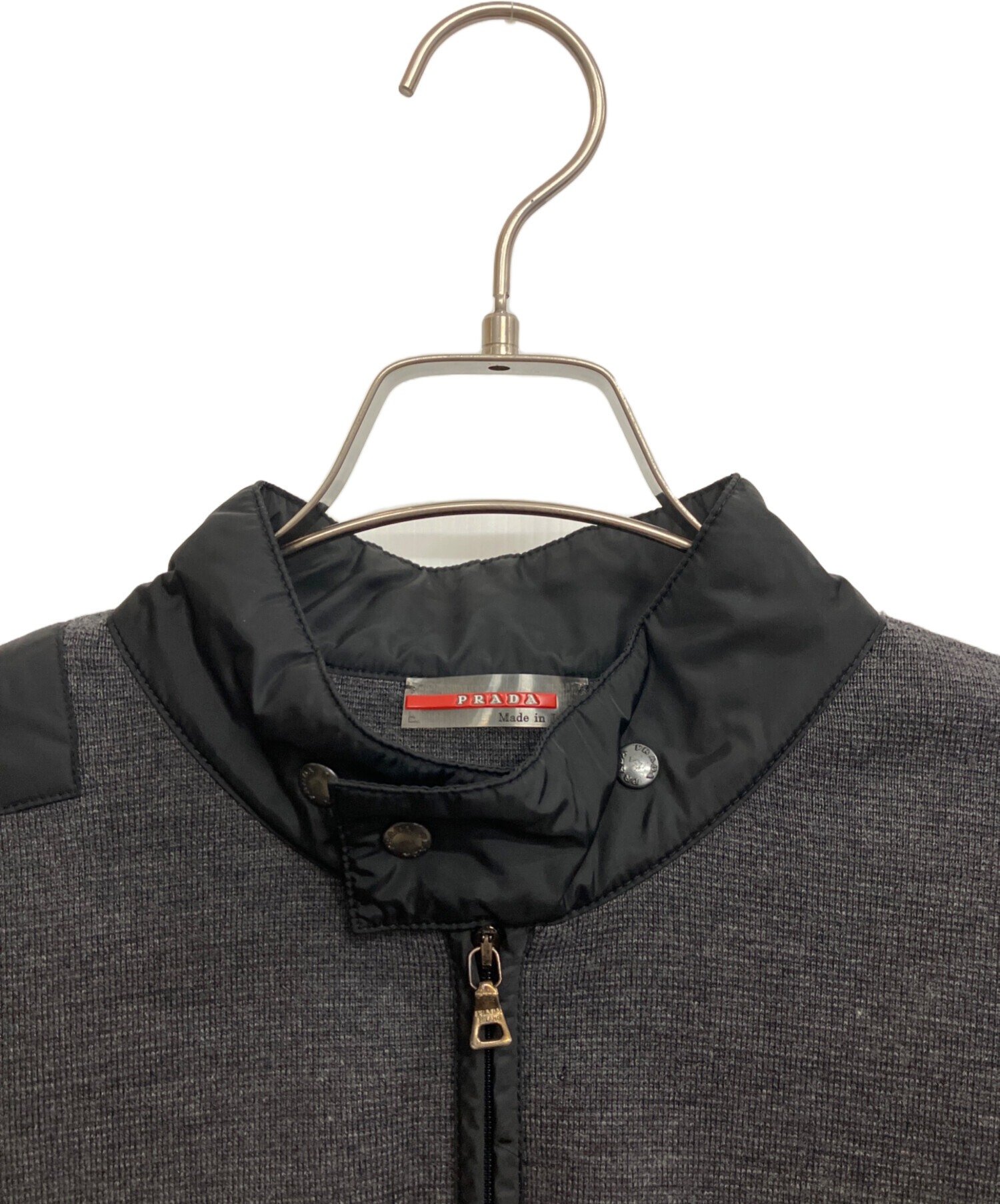 中古・古着通販】PRADA SPORTS (プラダスポーツ) ナイロン切替ニット