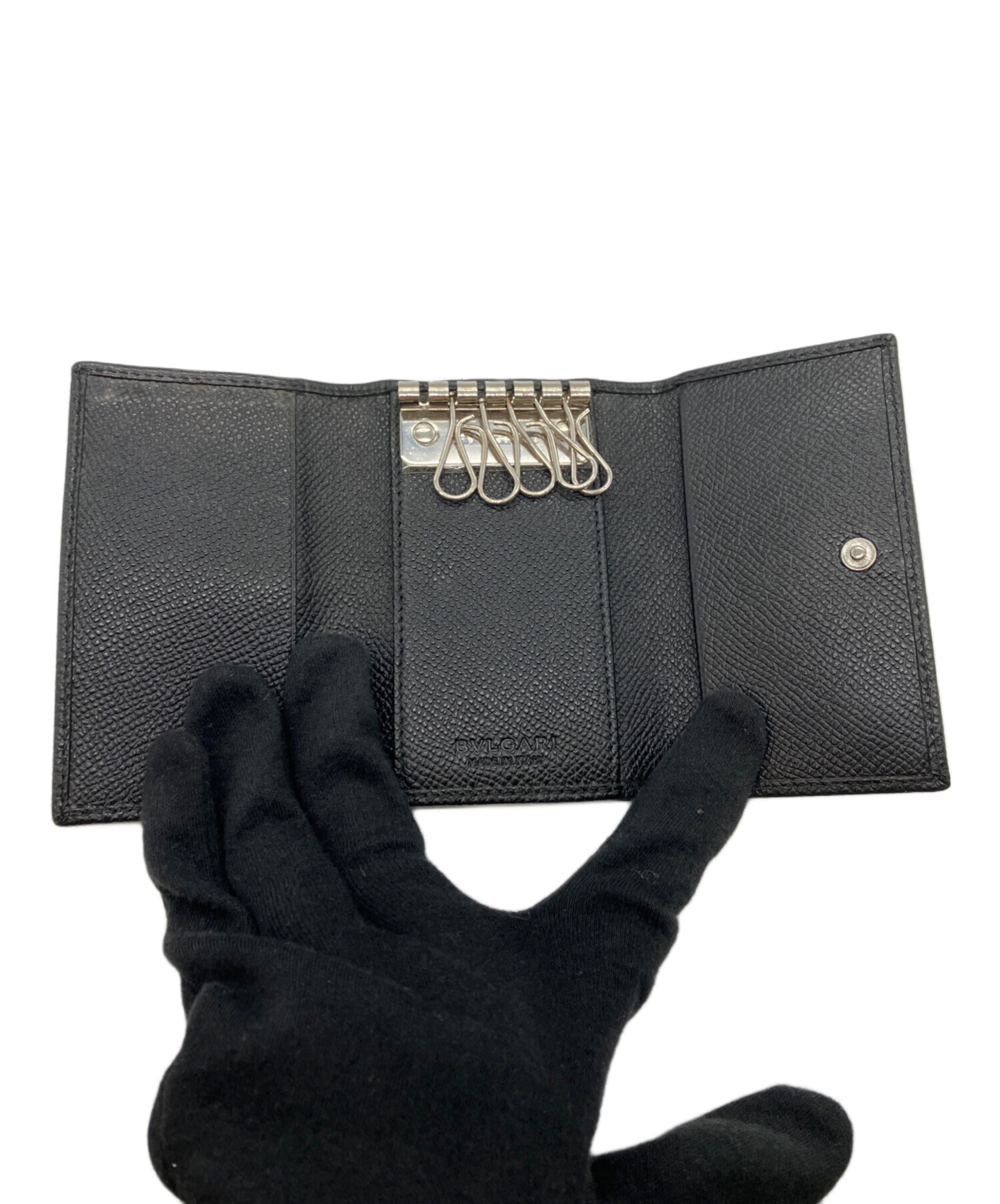 中古・古着通販】BVLGARI (ブルガリ) 5連キーケース ブラック