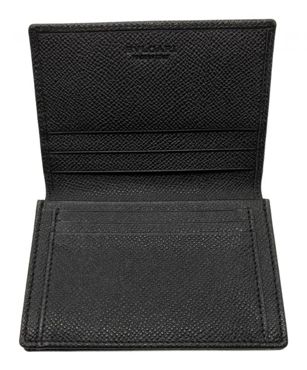 新品未使用　ブルガリ　ケース カードケース　ビジネス　黒　付属品完備 中古・古着通販】BVLGARI (ブルガリ) カードケース ブラック｜ブランド