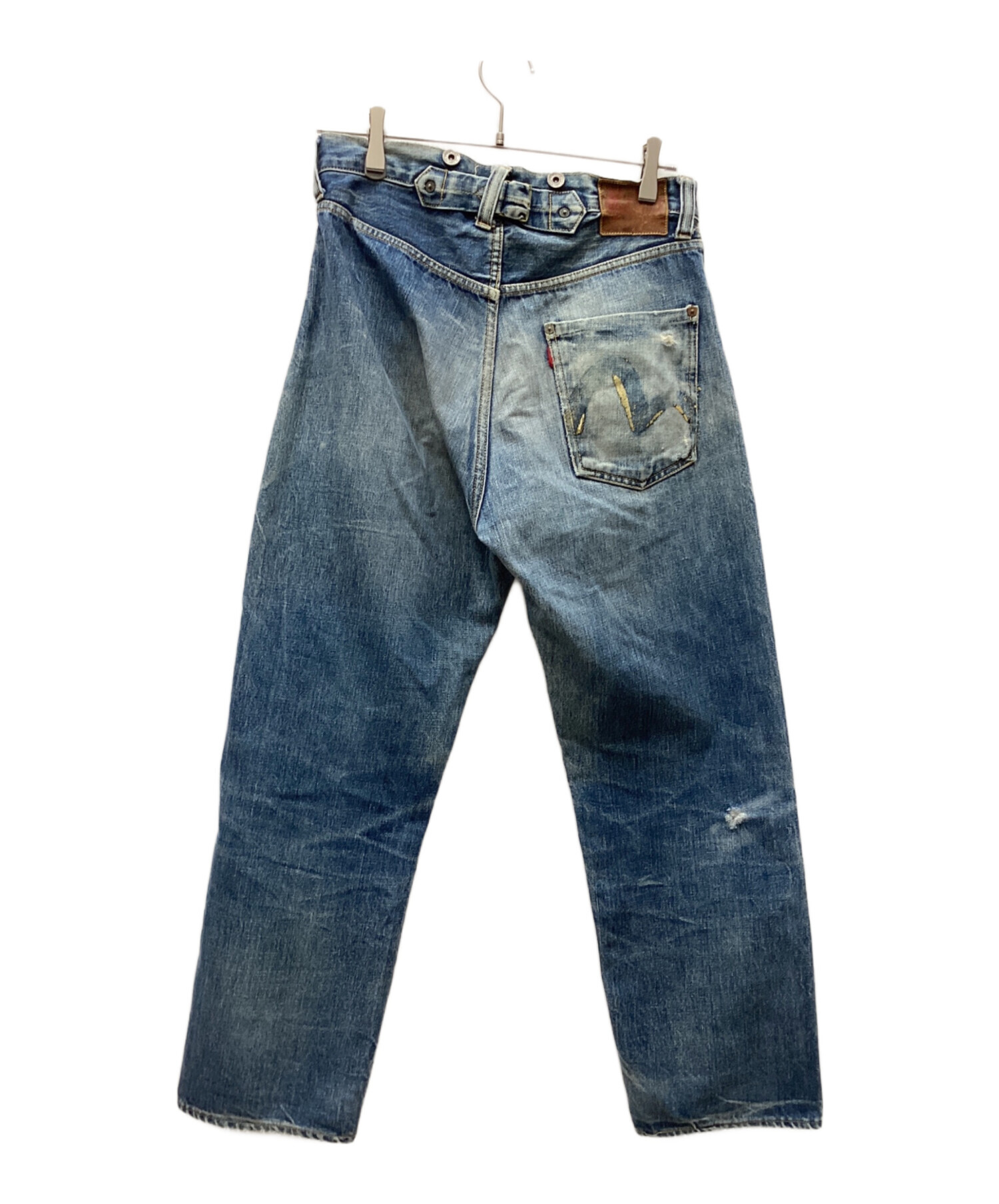 EVISU（エヴィス）のセルビッチデニムパンツ 中古・古着通販】EVISU (エヴィス) セルビッチデニムパンツ ブルー