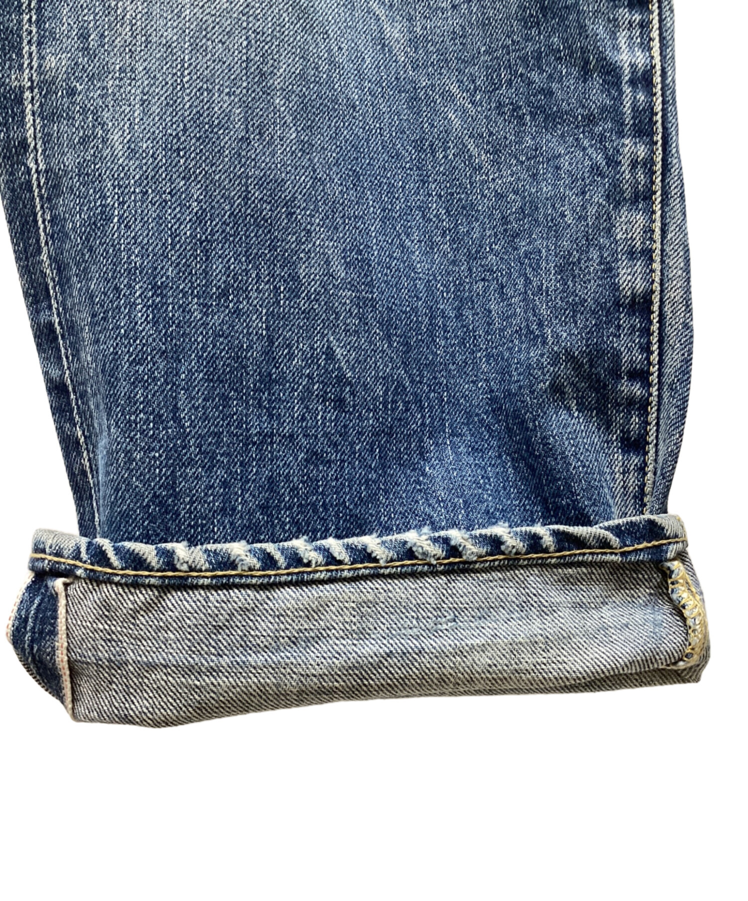 EVISU（エヴィス）のセルビッチデニムパンツ 中古・古着通販】EVISU (エヴィス) セルビッチデニムパンツ ブルー