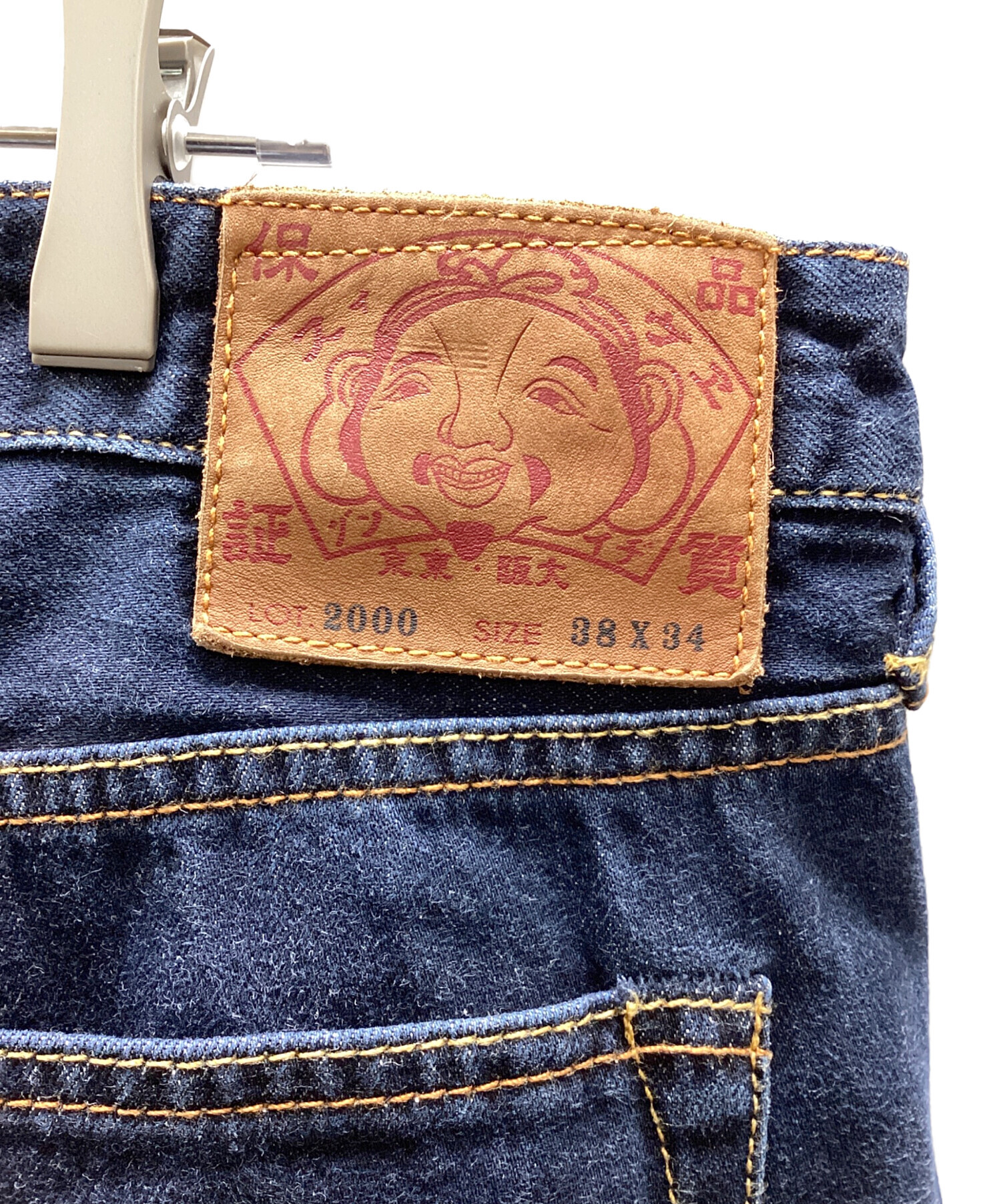 中古・古着通販】EVISU (エヴィス) デニムパンツ インディゴ サイズ