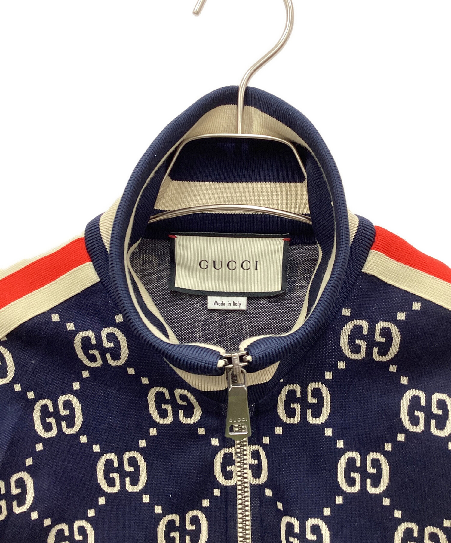 中古・古着通販】GUCCI (グッチ) トラックジャケット ネイビー サイズ