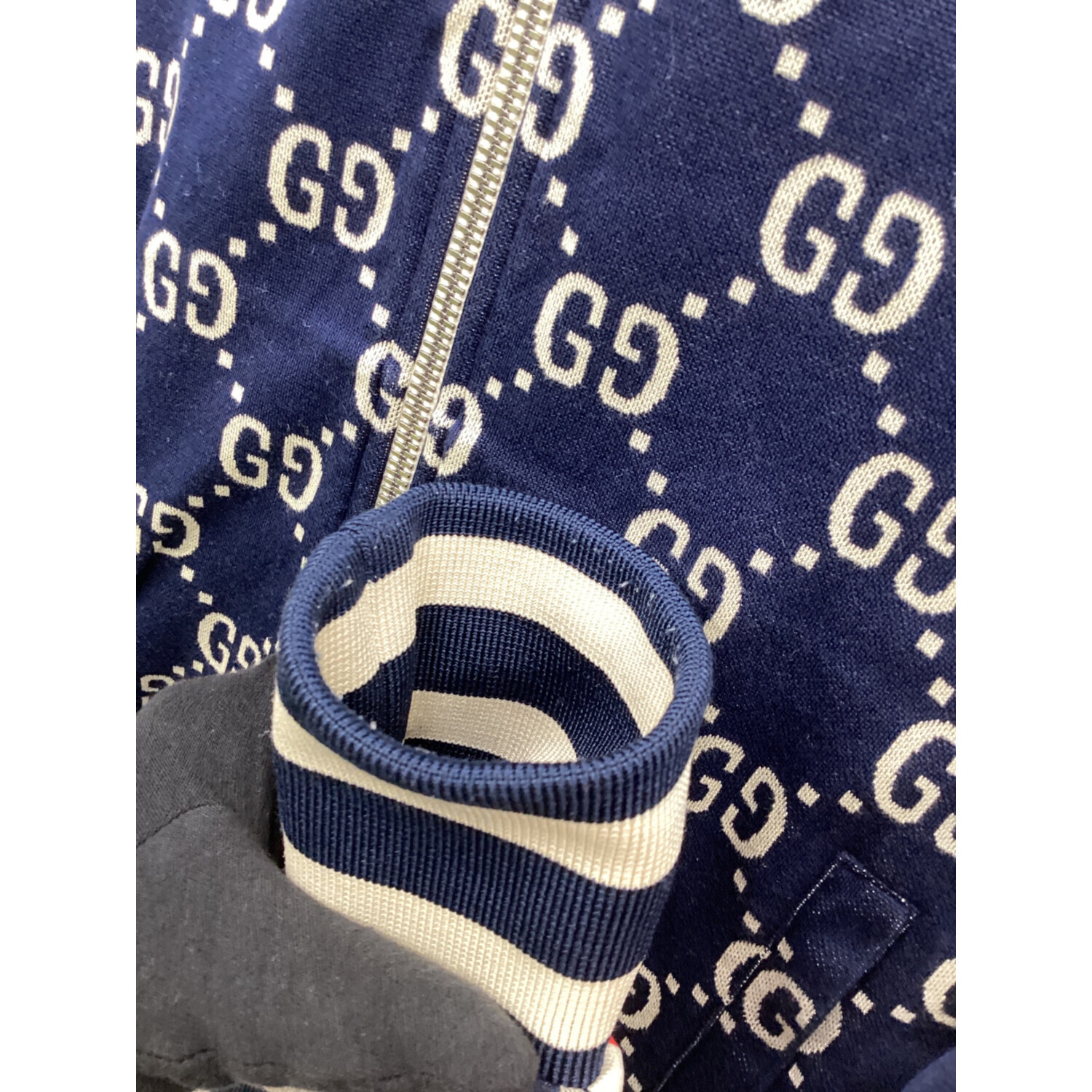 新品未使用　GUCCI グッチチルドレン　コート　150cm 大人3号5号　XS 中古・古着通販】GUCCI (グッチ) トラックジャケット ネイビー サイズ