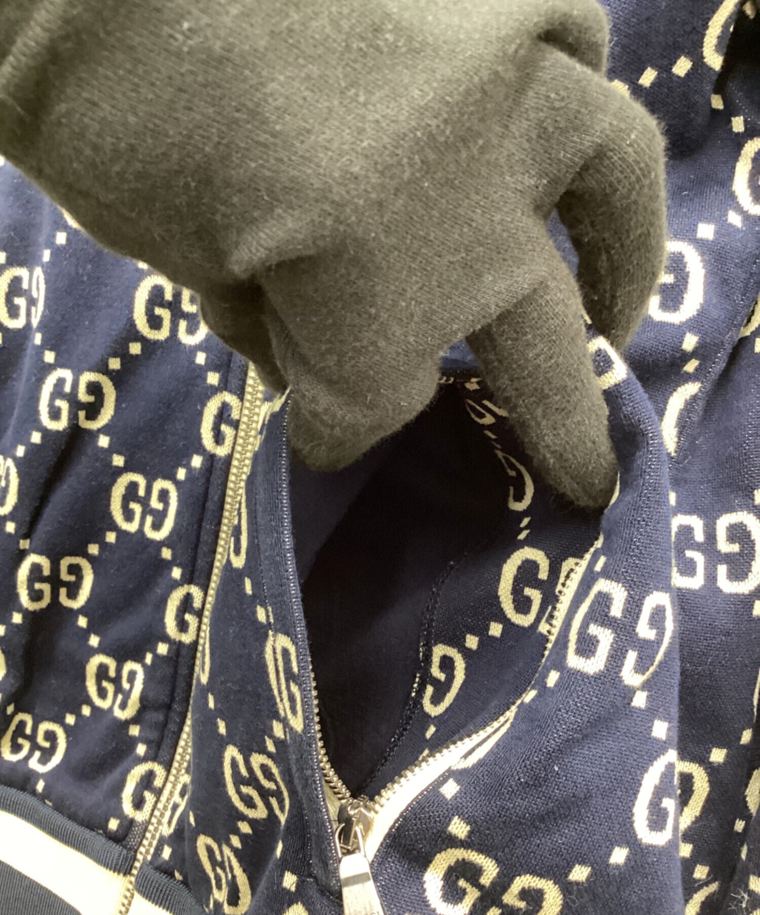 中古・古着通販】GUCCI (グッチ) トラックジャケット ネイビー サイズ