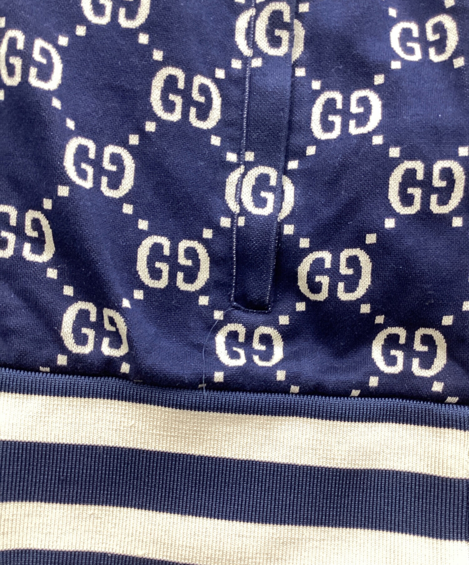 中古・古着通販】GUCCI (グッチ) トラックジャケット ネイビー サイズ