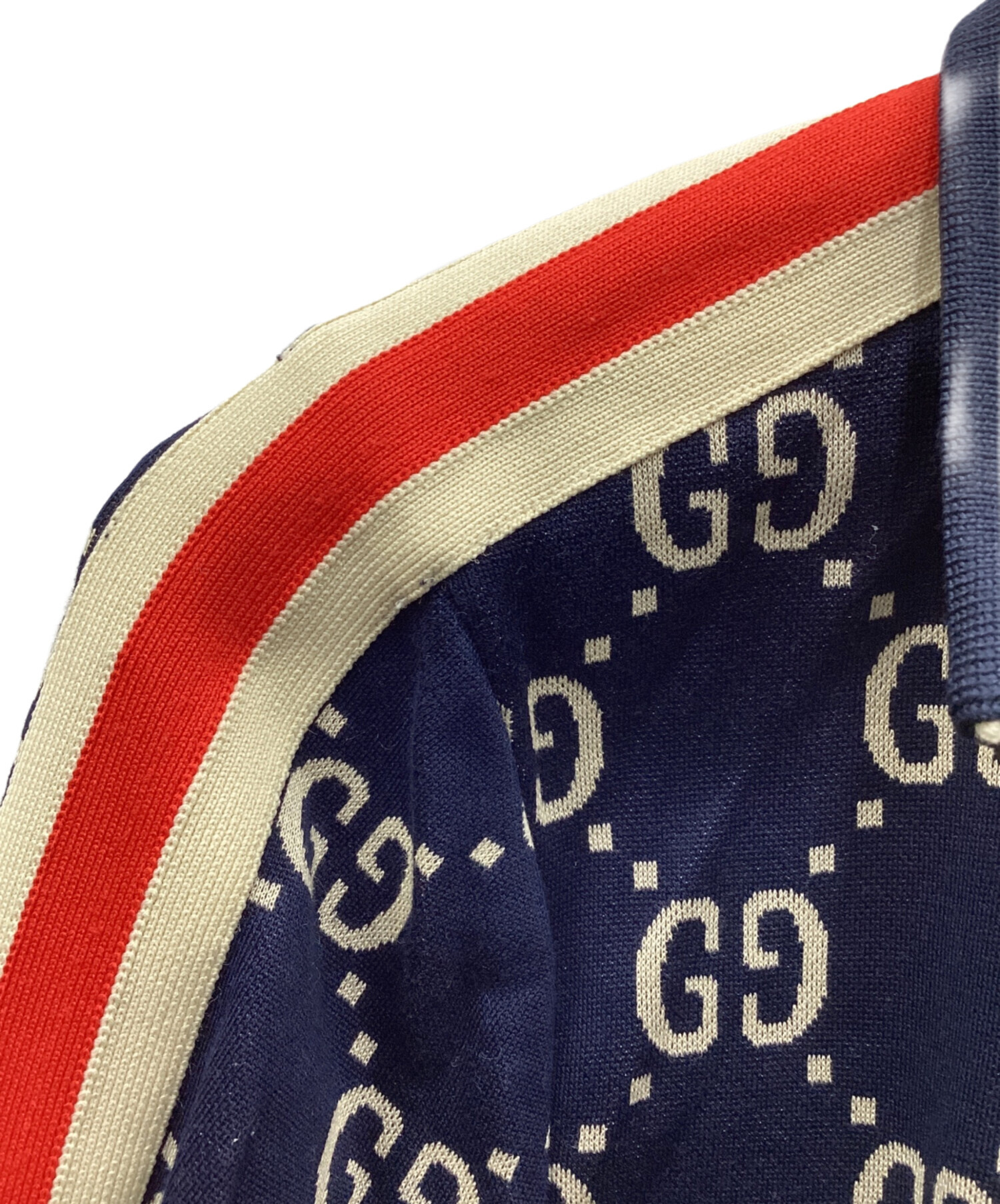 中古・古着通販】GUCCI (グッチ) トラックジャケット ネイビー サイズ