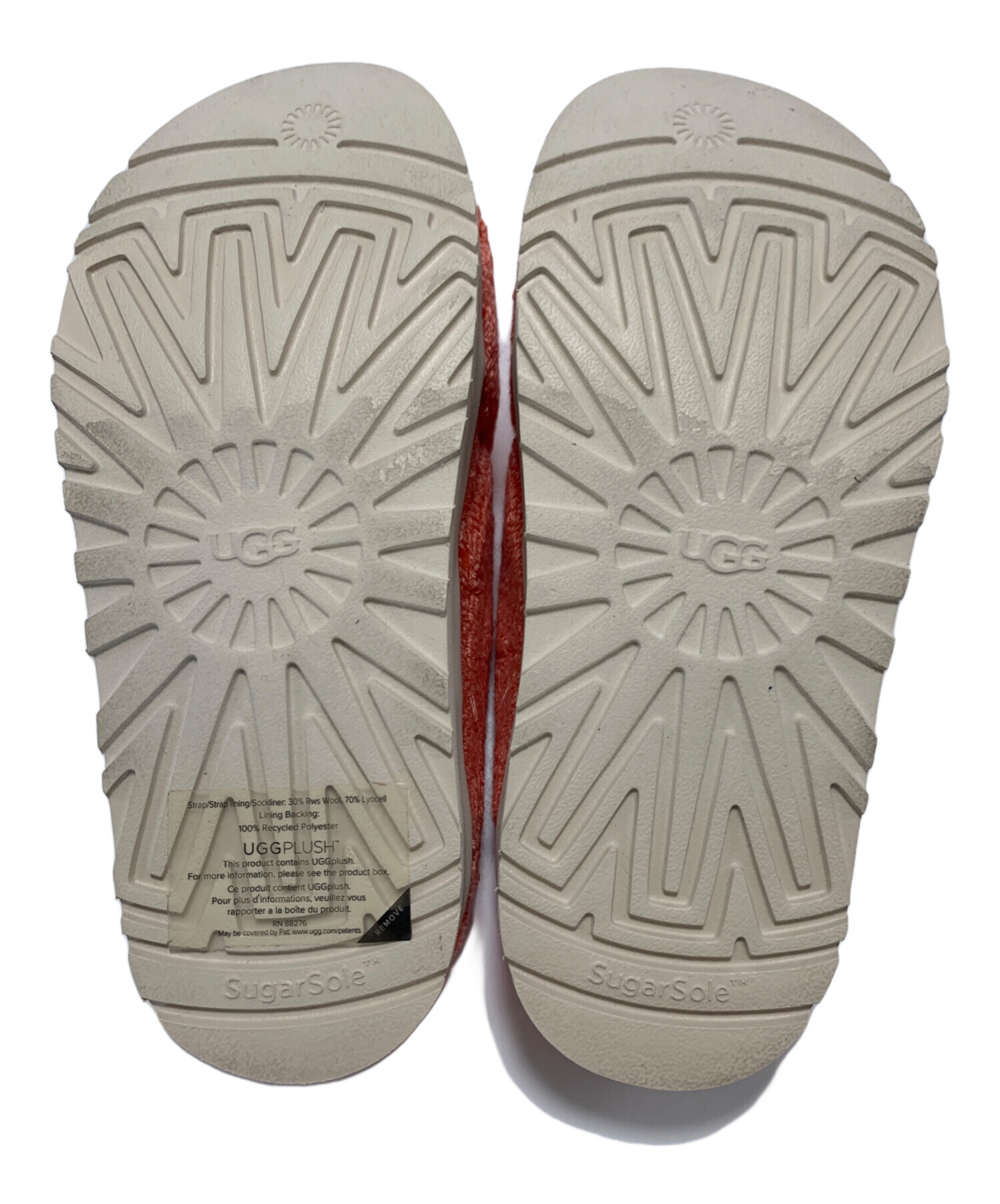 中古・古着通販】UGG (アグ) ファーサンダル ピンク サイズ:23