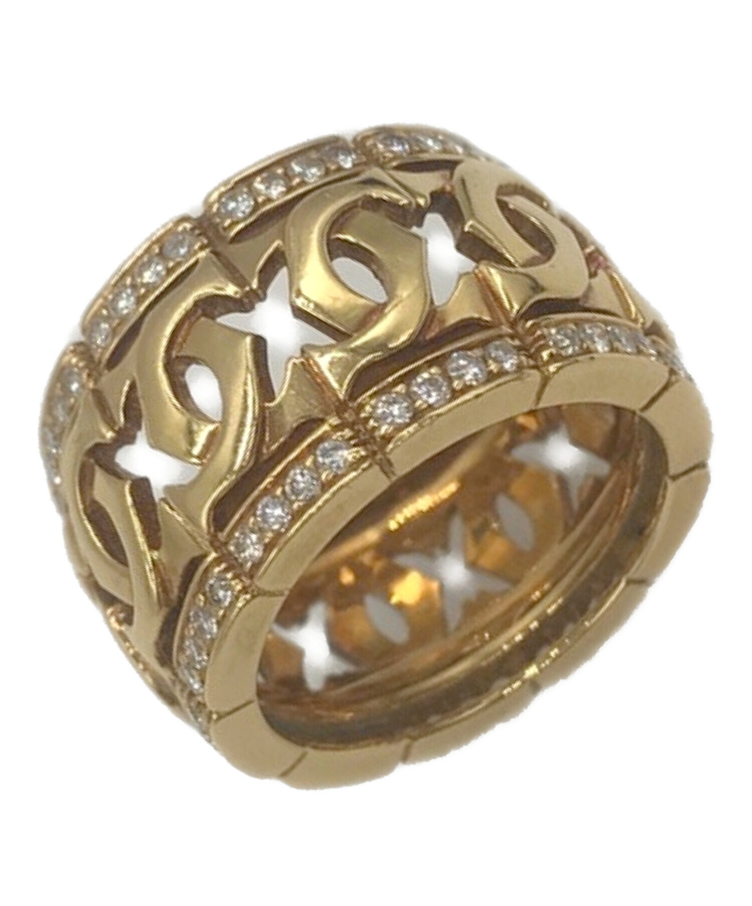 中古・古着通販】Cartier (カルティエ) エンブレムK18ダイヤモンド 