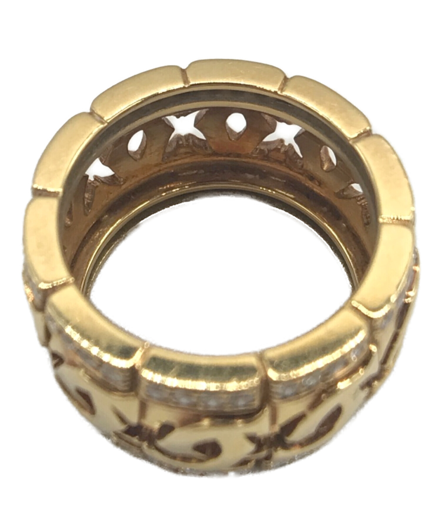 中古・古着通販】Cartier (カルティエ) エンブレムK18ダイヤモンド 