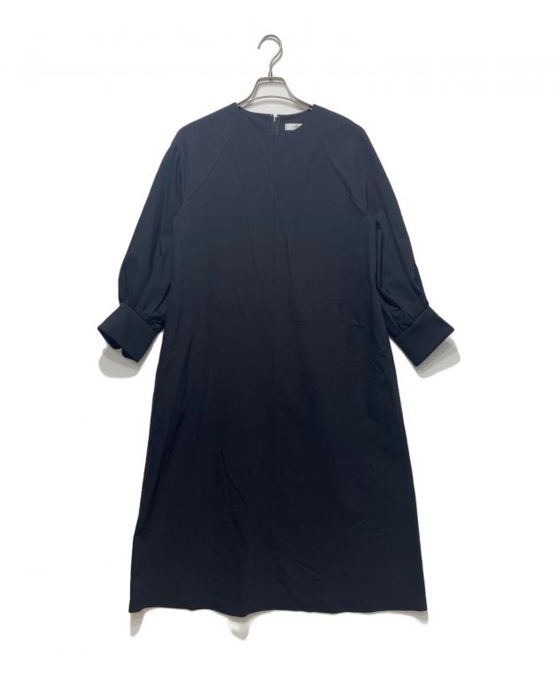 ADORE 濃紺ロングワンピース 長袖　36 中古・古着通販】ADORE (アドーア) ワンピース ネイビー サイズ:36