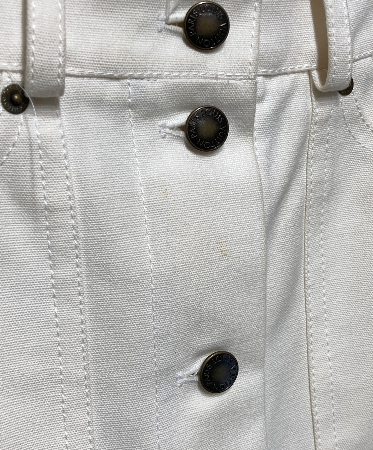 中古・古着通販】LOUIS VUITTON (ルイ ヴィトン) スカート ホワイト