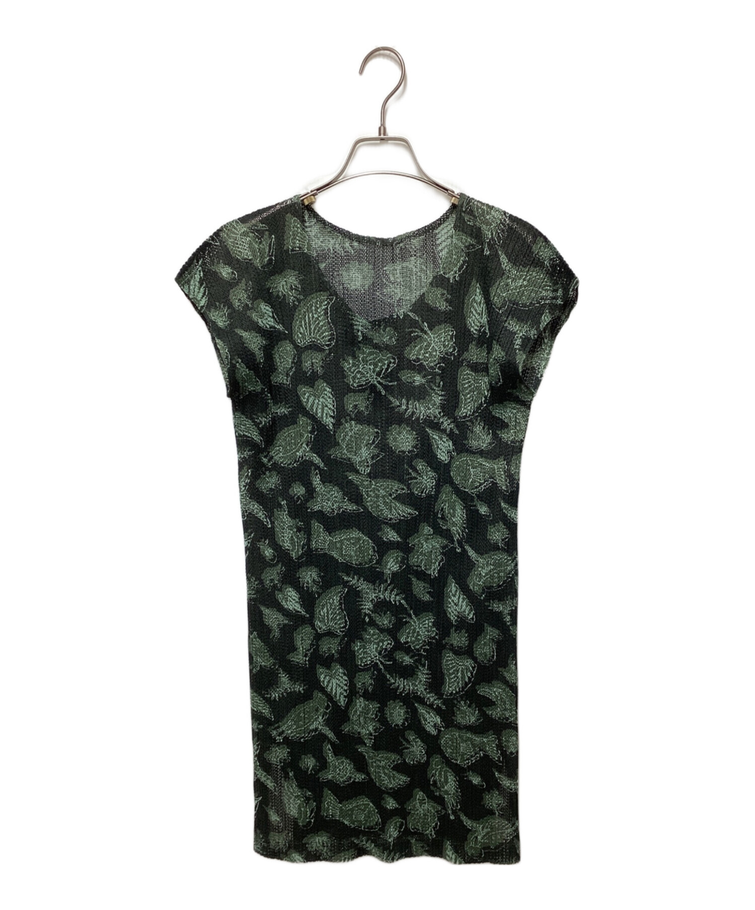 中古・古着通販】PLEATS PLEASE (プリーツプリーズ) ブラウス グリーン