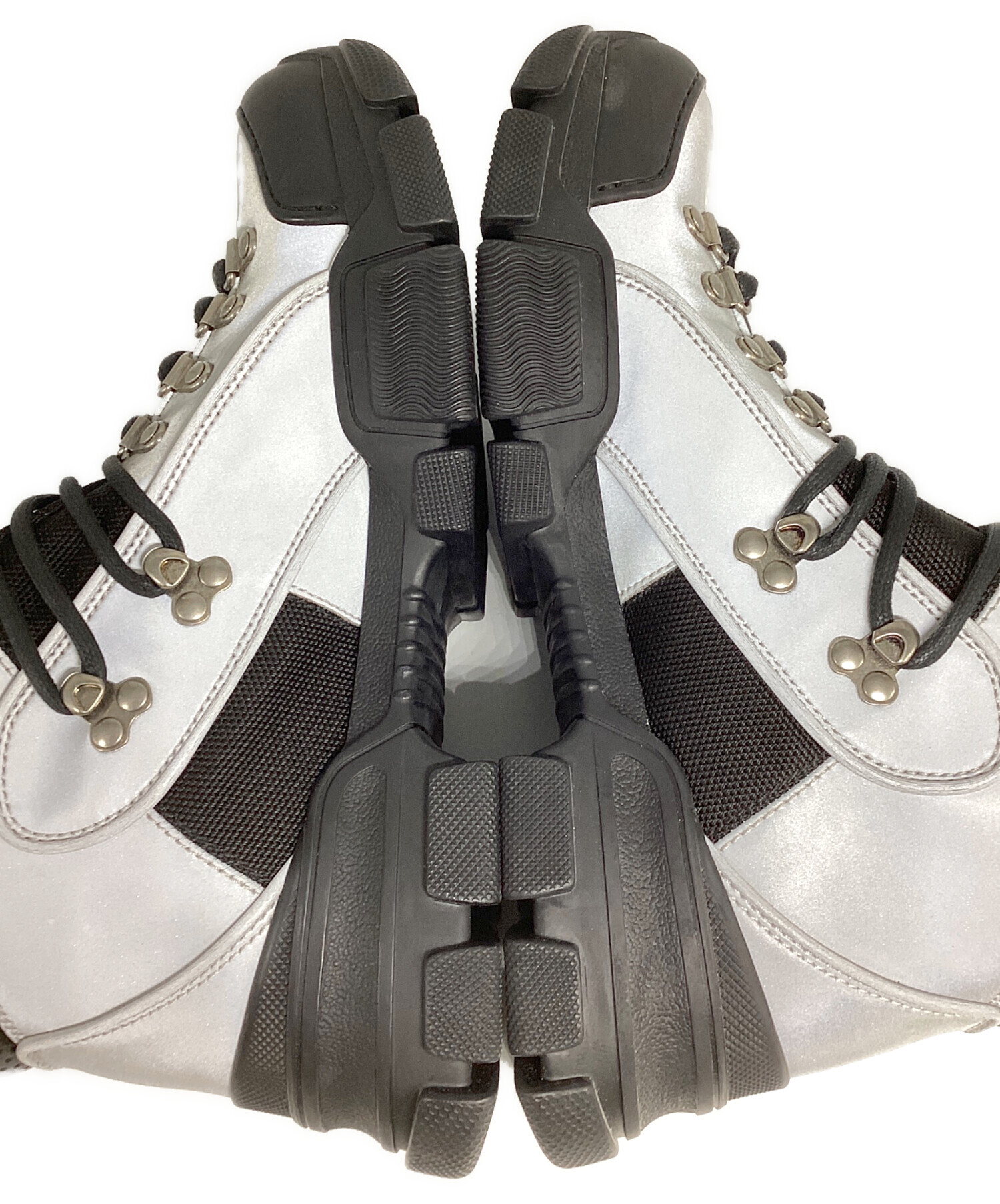 中古・古着通販】GUCCI (グッチ) スノーブーツ グレー サイズ:無し