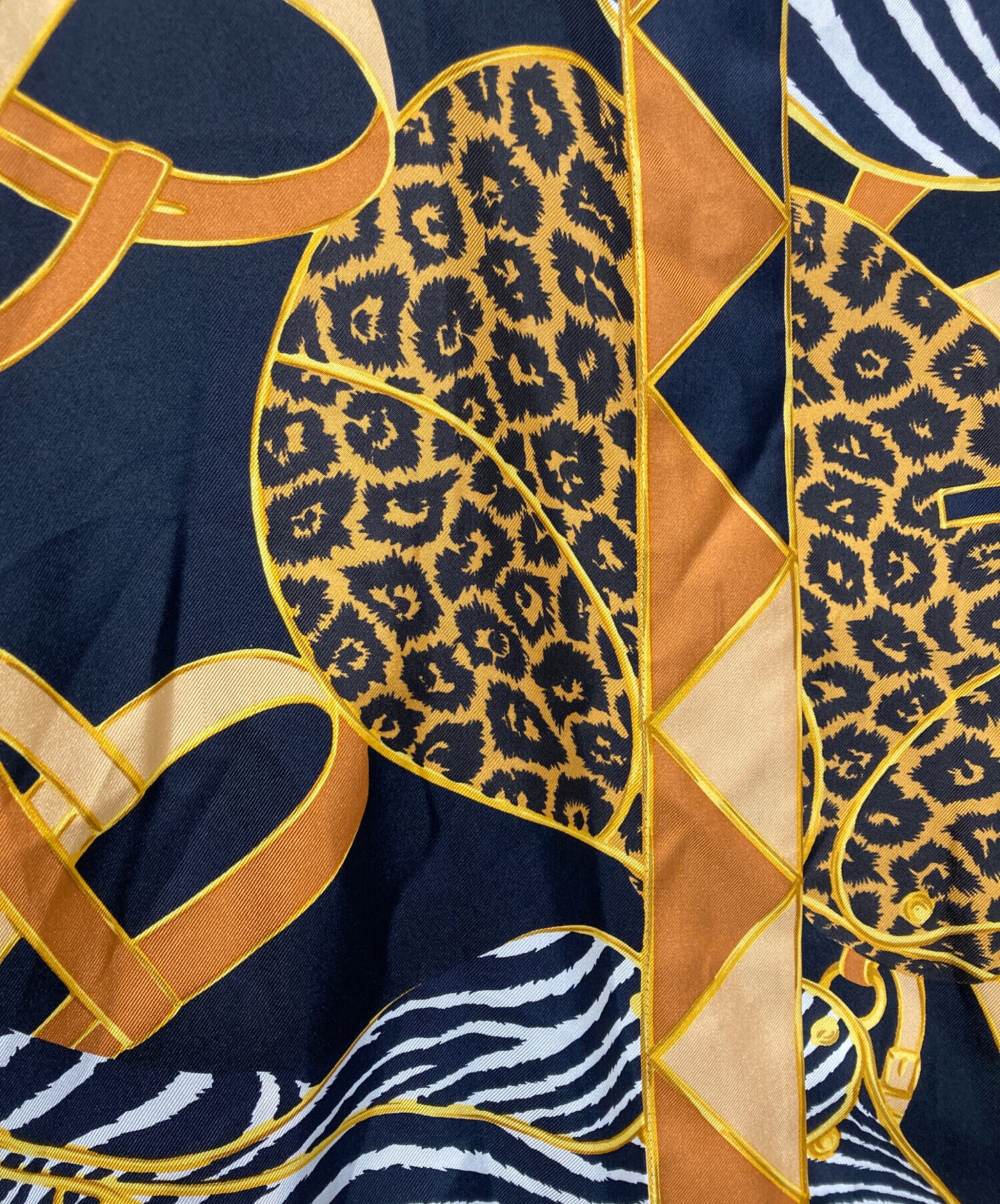 中古・古着通販】GUCCI (グッチ) 総柄シルクシャツ ブラック サイズ:42