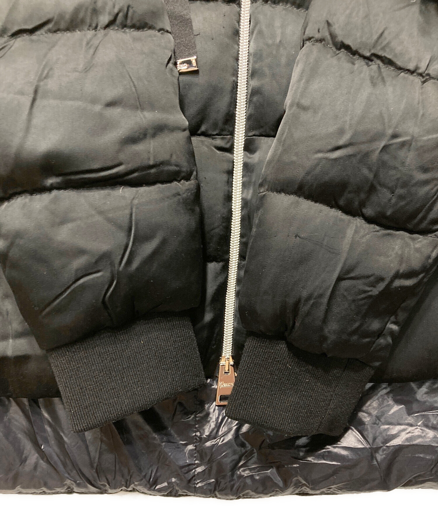 Herno ヘルノ ダウンジャケット 異素材　ブラック サイズ38 中古・古着通販】HERNO (ヘルノ) ダウンジャケット ブラック サイズ:38