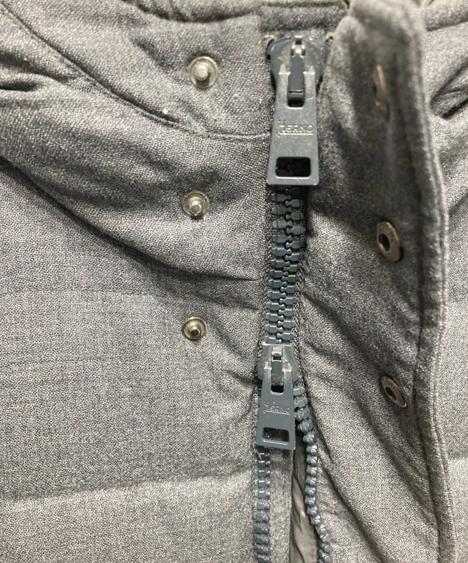 中古・古着通販】HERNO (ヘルノ) ダウンジャケット グレー サイズ:46