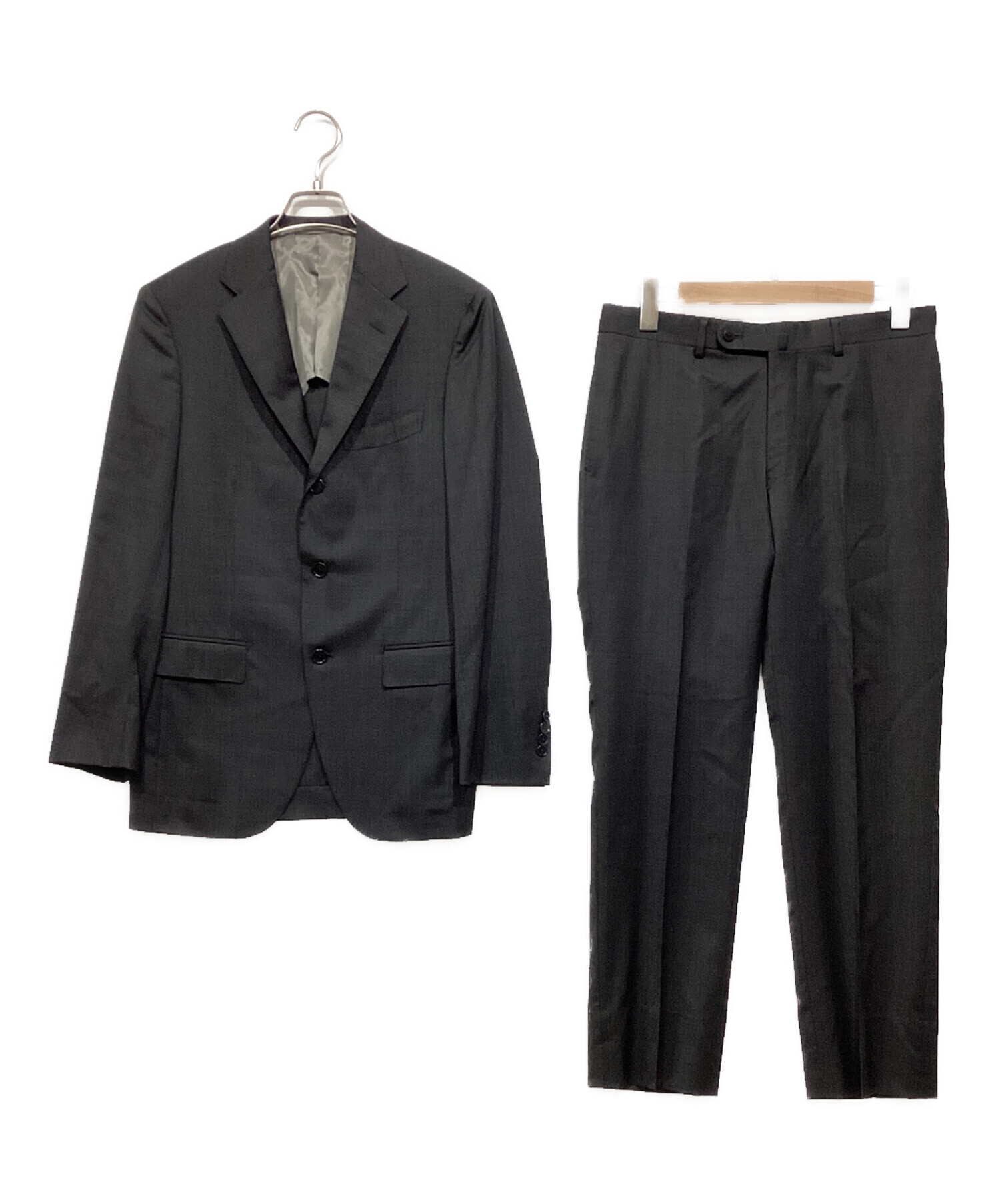 中古・古着通販】BEAMS F (ビームスエフ) 段返り3Bスーツ グレー