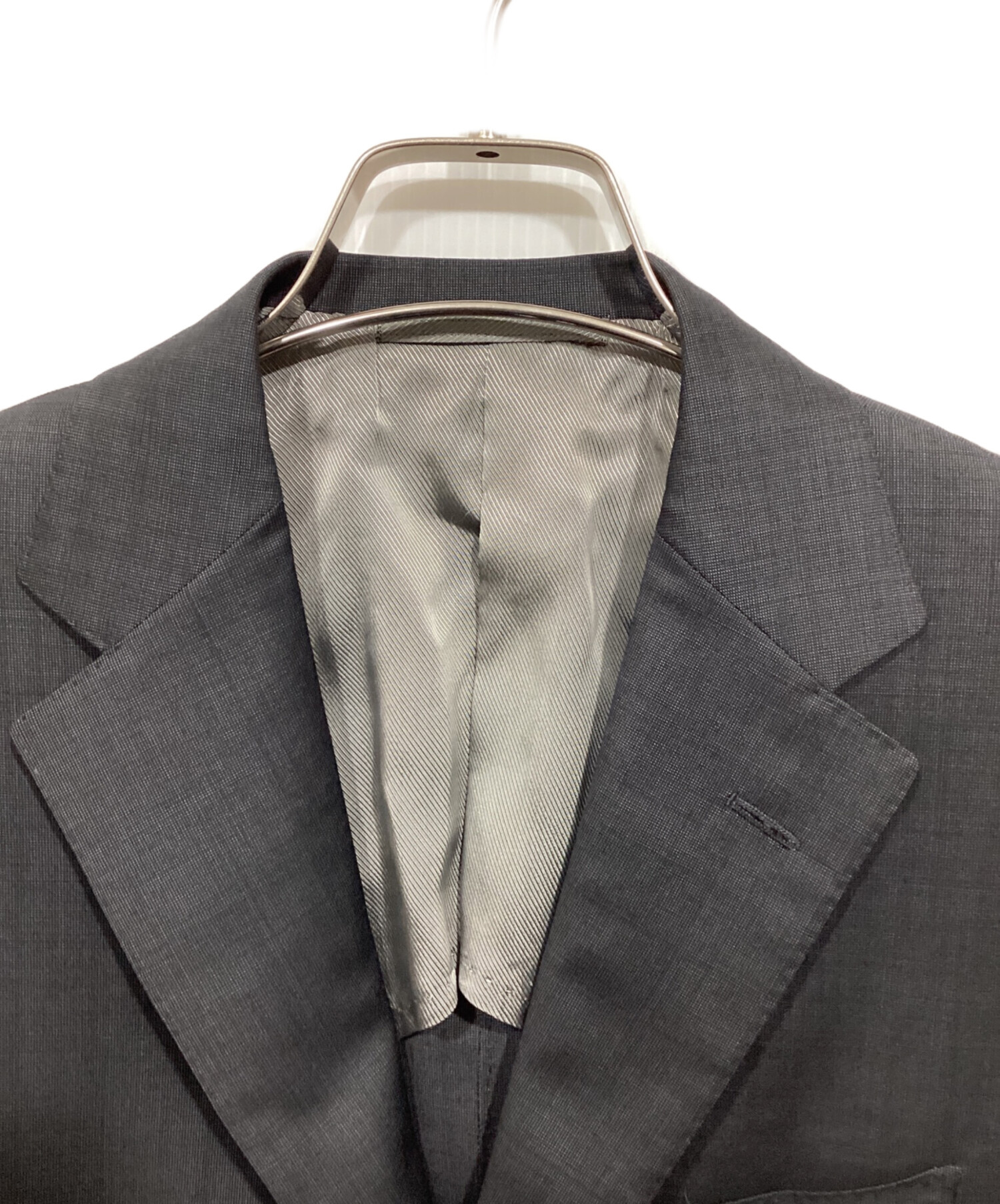 中古・古着通販】BEAMS F (ビームスエフ) 段返り3Bスーツ グレー