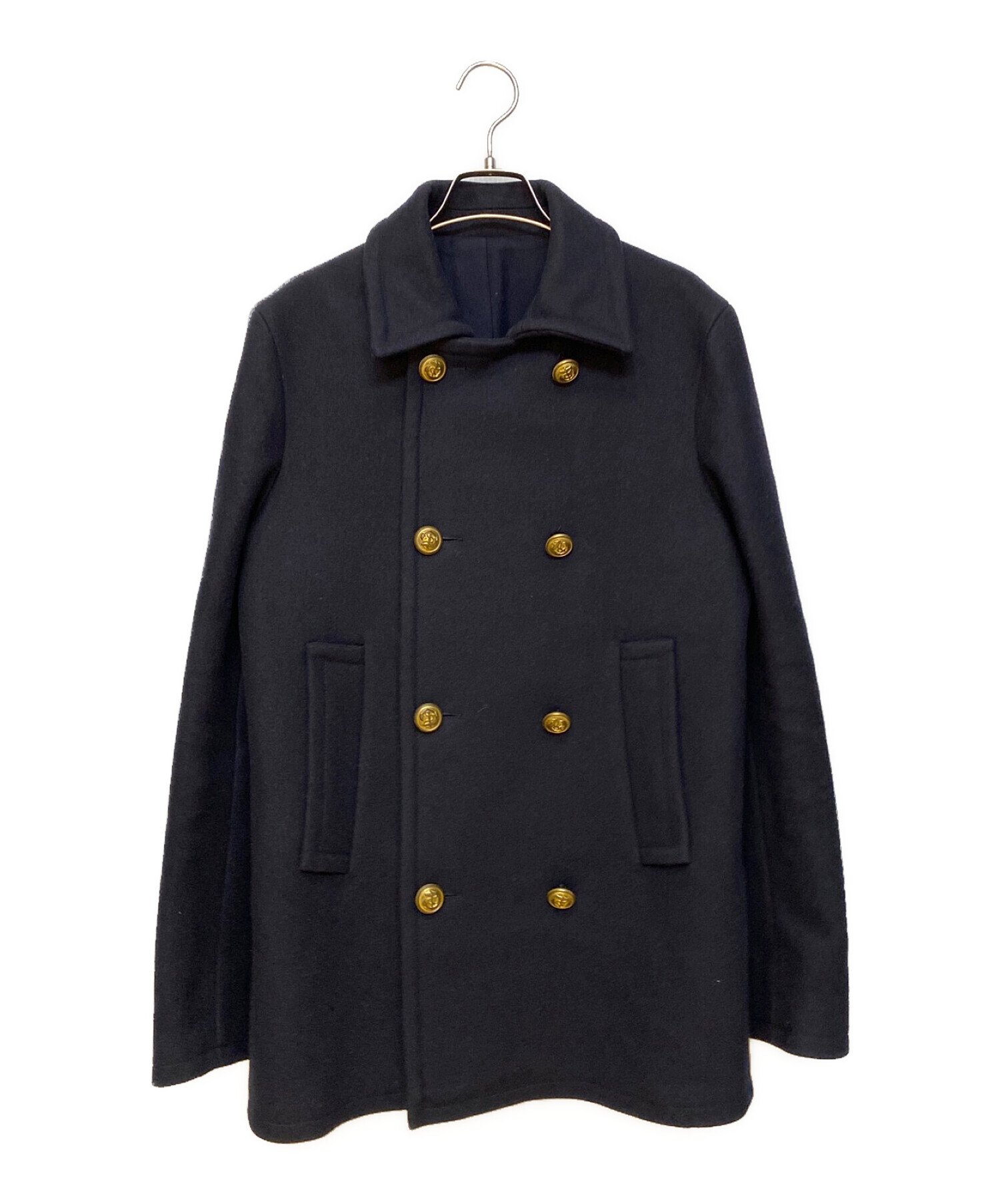 本人期07AWアーカイブ マルタンマルジェラ⑭ 金ボタンピーコート46 中古・古着通販】Maison Margiela (メゾンマルジェラ) 07AW メルトンP