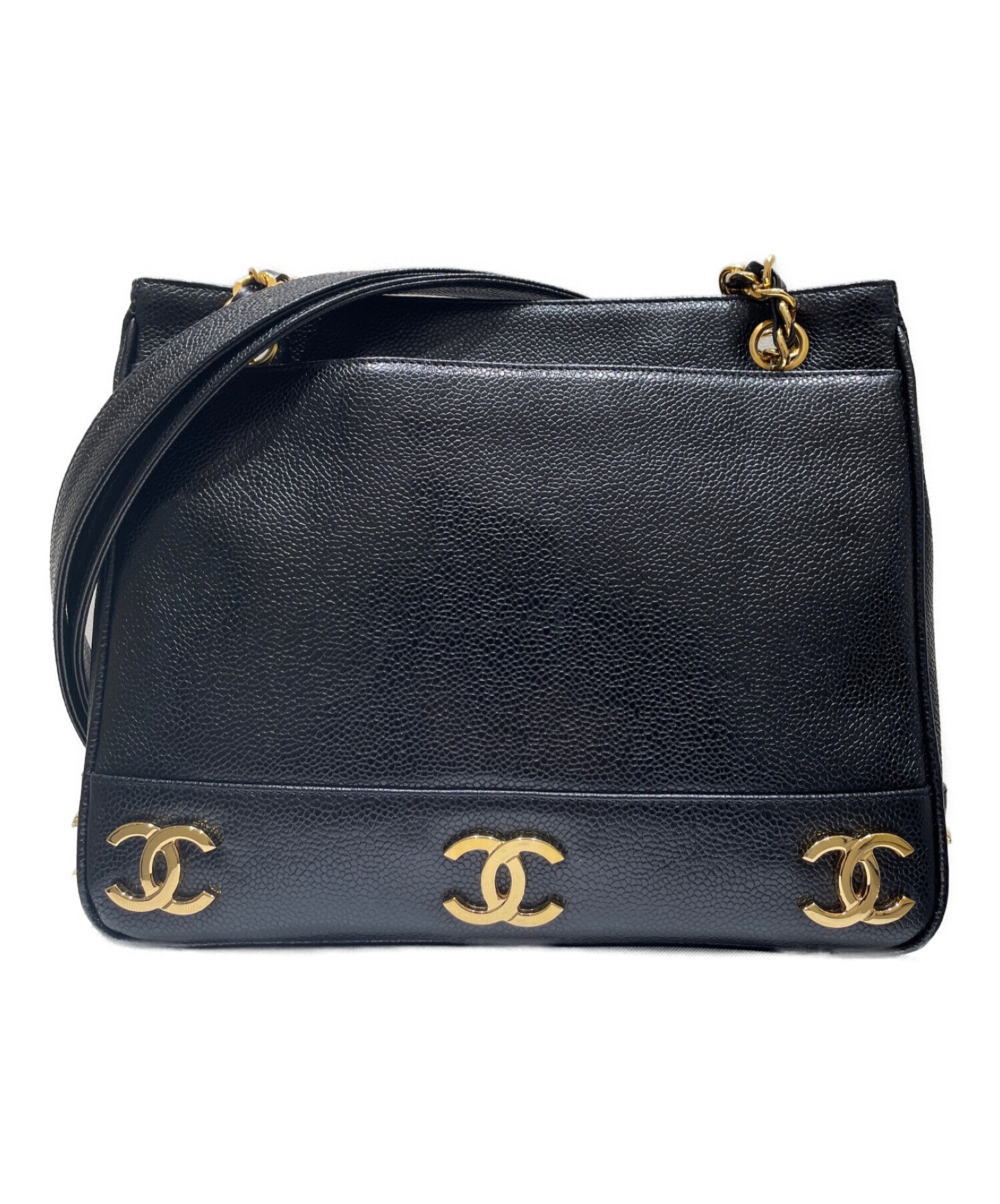 中古・古着通販】CHANEL (シャネル) トリプルココマークチェーン