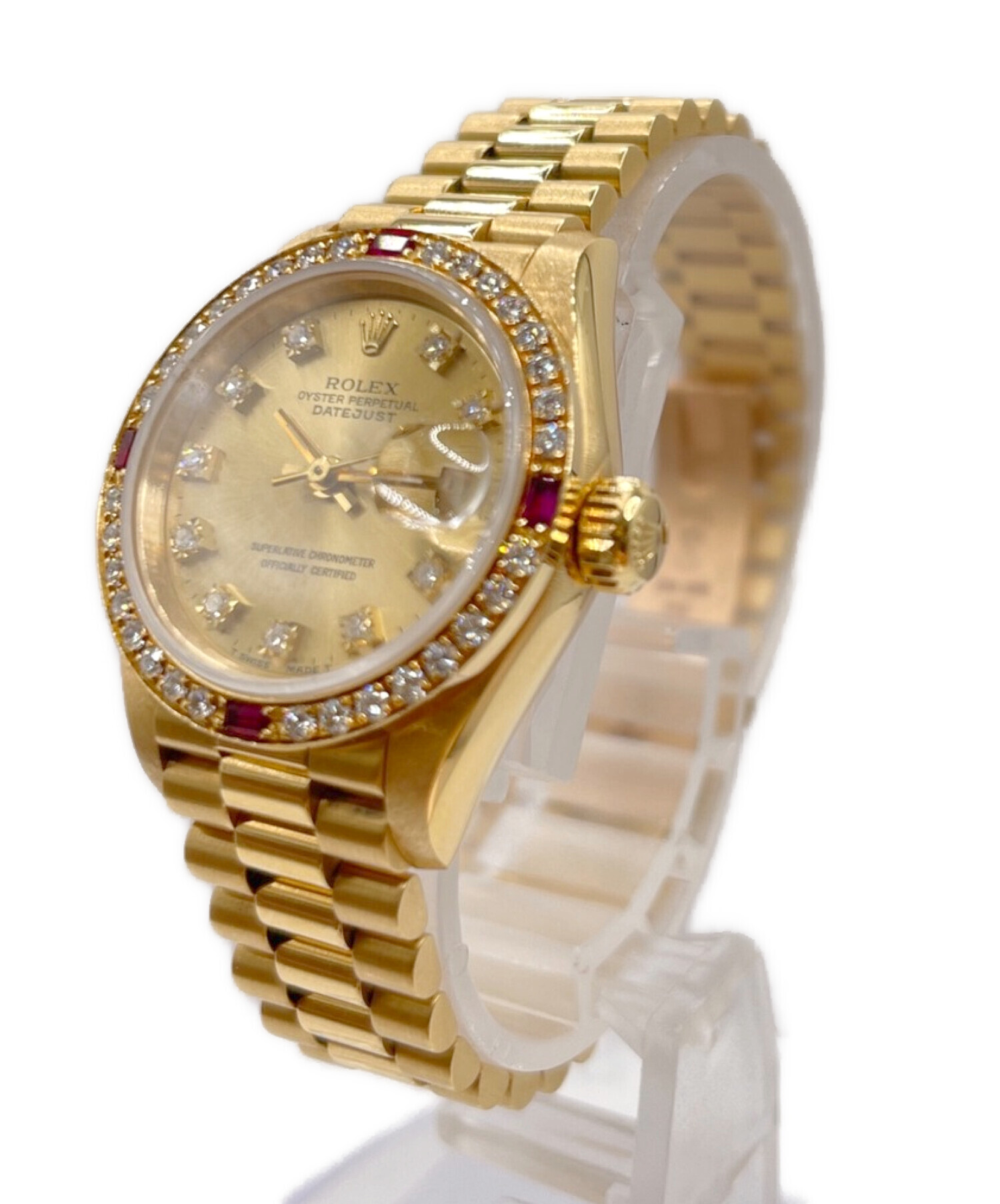 ROLEX デイトジャスト /ダイヤ10p YG ロレックス / デイトジャスト YG×SS 10Pダイヤ レディースの買取実績