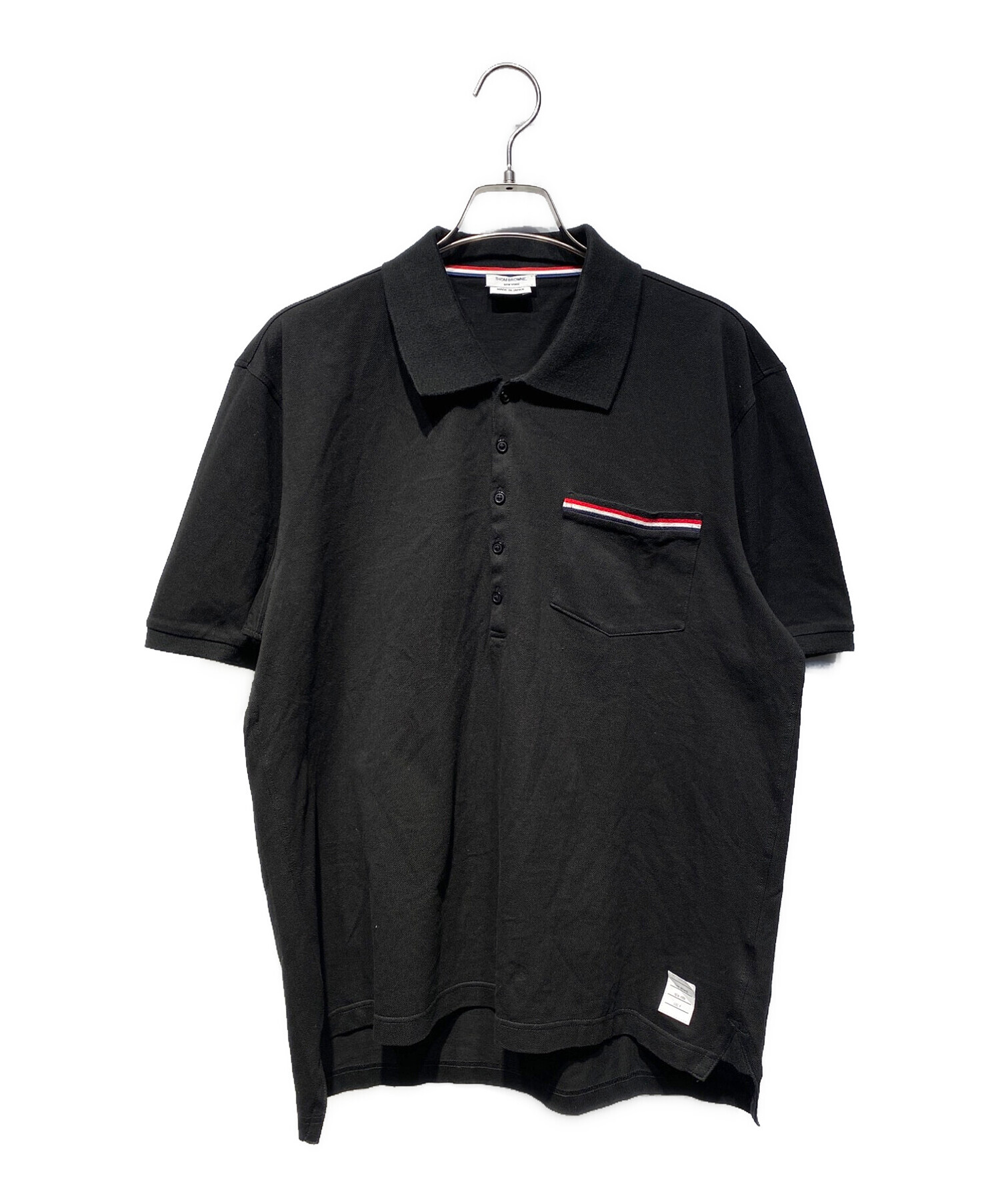 中古・古着通販】Thom Browne (トムブラウン) ポロシャツ ブラック 