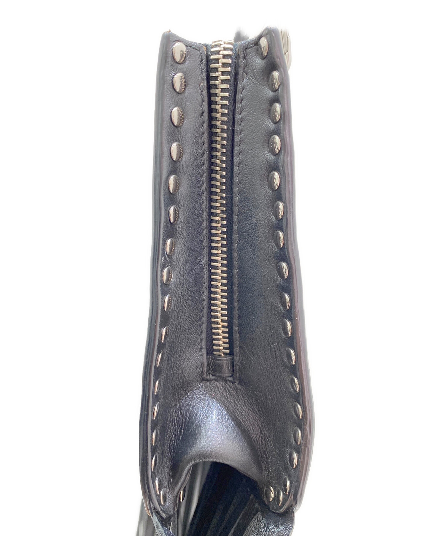 中古・古着通販】MIU MIU (ミュウミュウ) フリンジスタッズショルダー