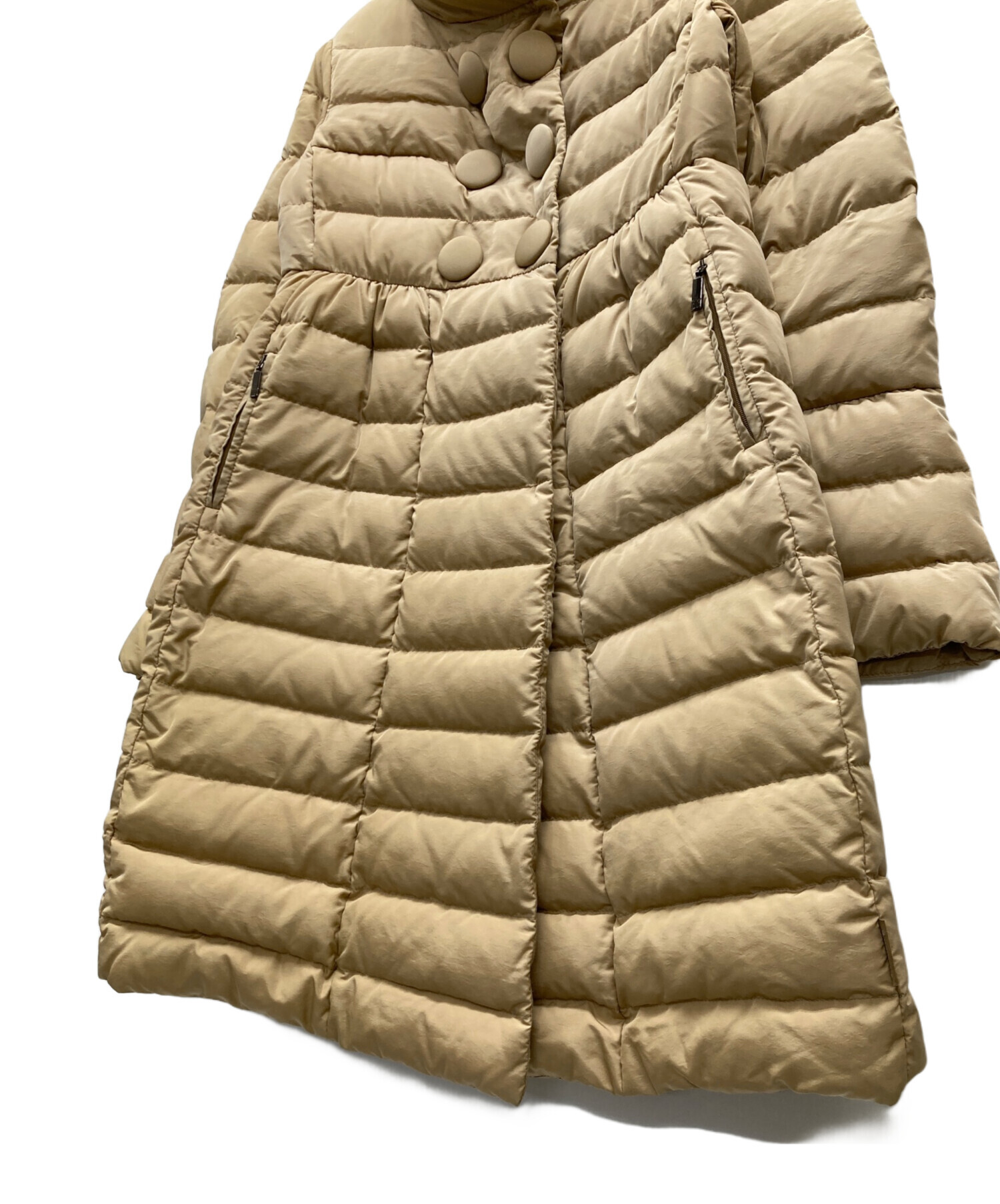中古・古着通販】MONCLER (モンクレール) ダウンコート ベージュ