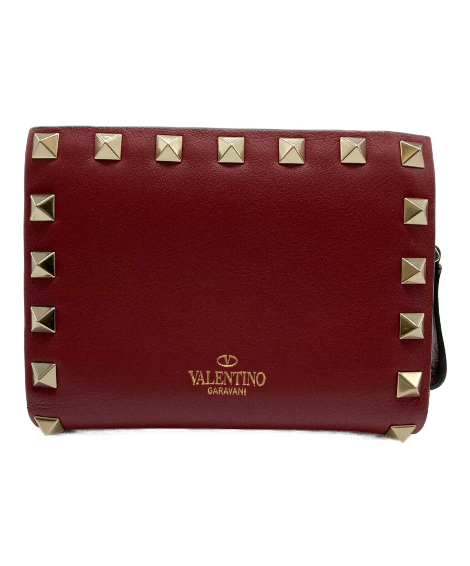 中古・古着通販】VALENTINO (ヴァレンティノ) スタッズウォレット 