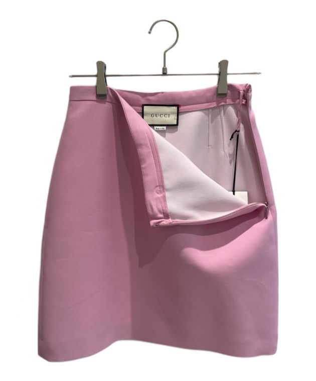 【新品タグ付き】GUCCI グッチ スカート ピンク 中古・古着通販】GUCCI (グッチ) Pencil Skirts ピンク サイズ:40