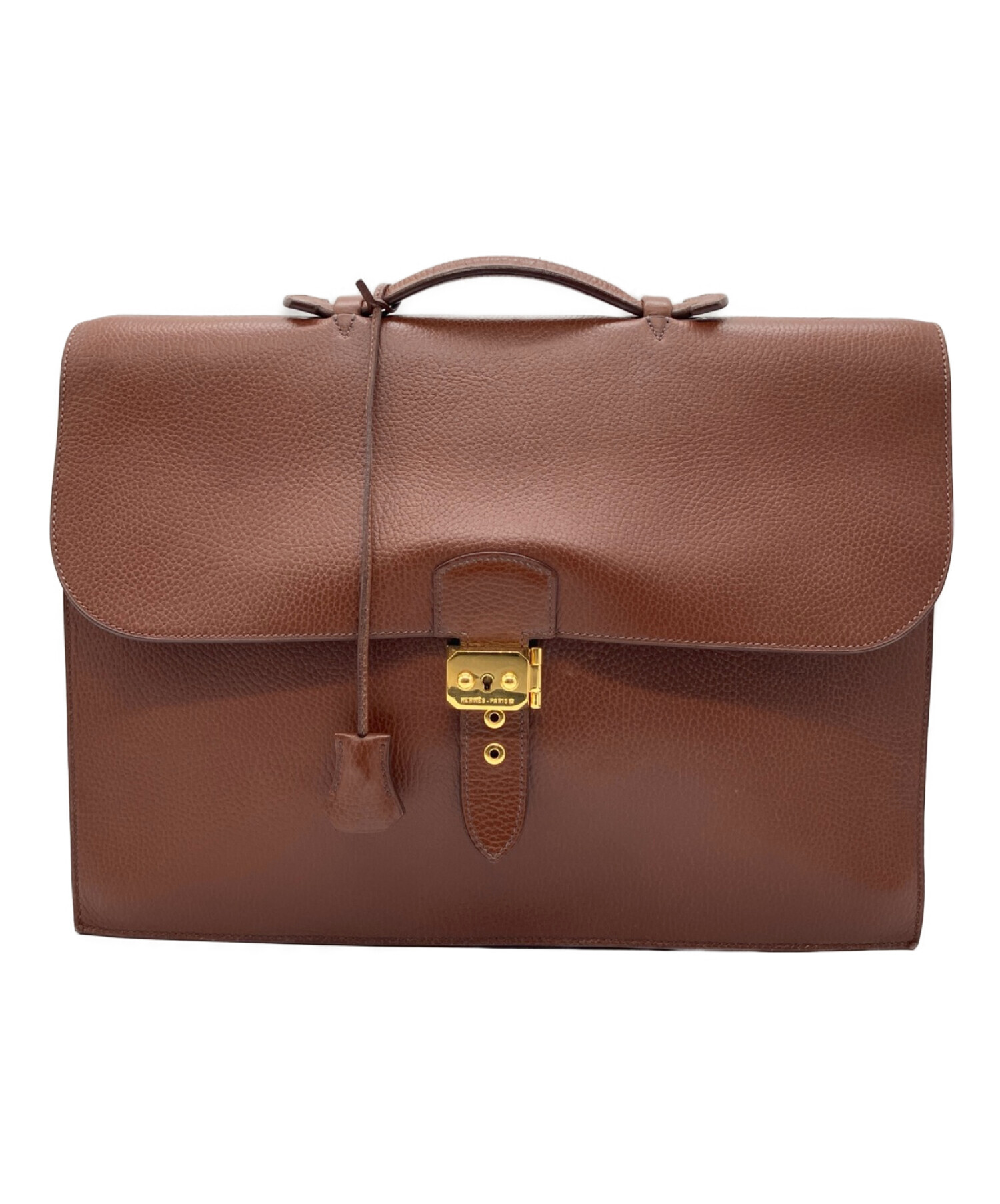 HERMES ブラウン ケース 中古・古着通販】HERMES (エルメス) ブリーフケース ブラウン