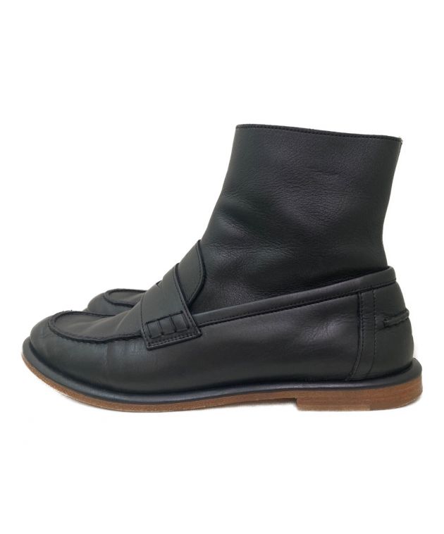 中古・古着通販】LOEWE (ロエベ) ローファーブーツ ブラック サイズ:38