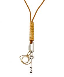 HERMES エルメス キュリオジテ コード ネックレス 美品 aq9733