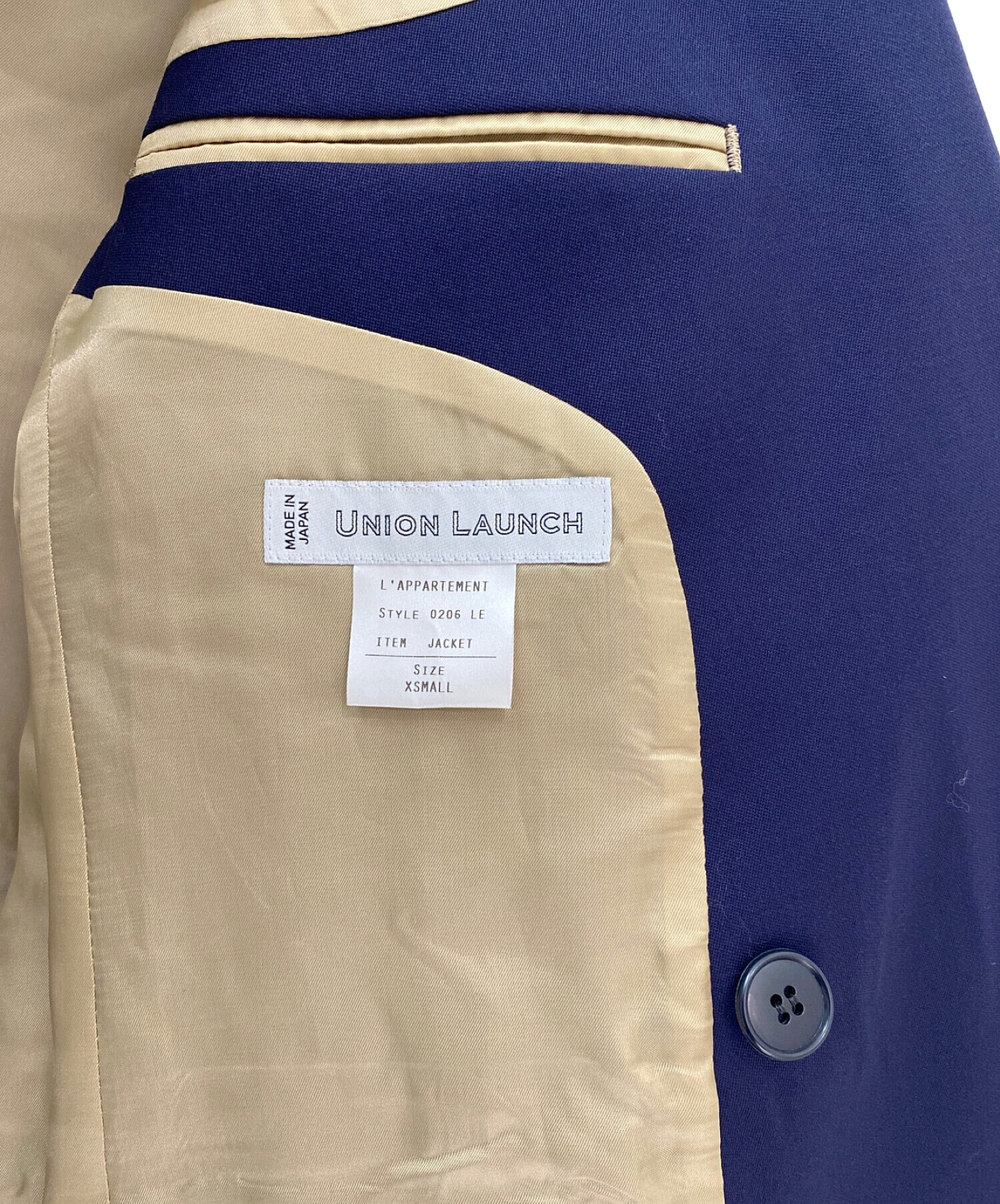 中古・古着通販】UNION LAUNCH (ユニオンランチ) ダブル 中古・古着通販】UNION LAUNCH (ユニオンランチ) ダブル