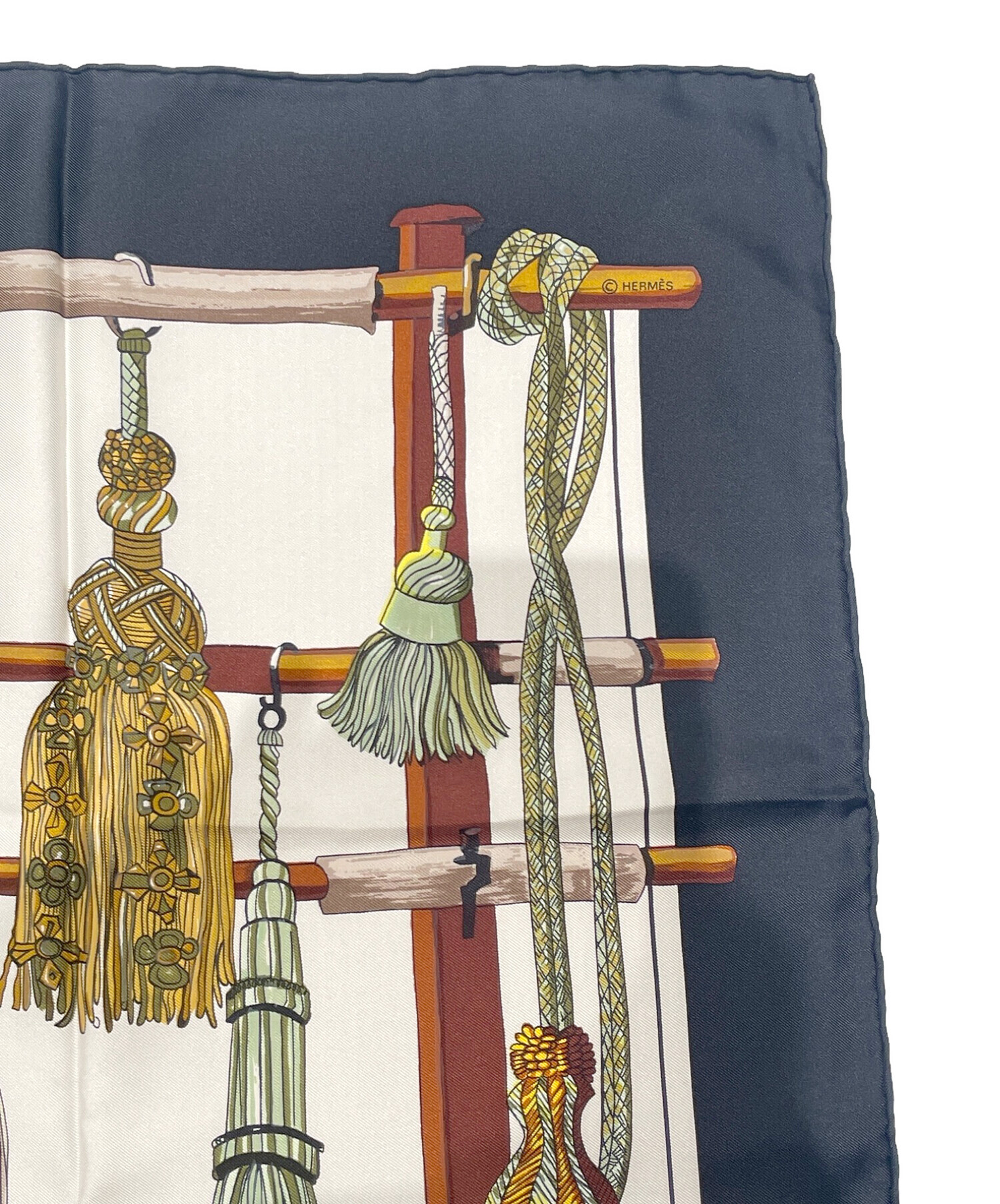 中古・古着通販】HERMES (エルメス) カレ 90/紐飾り Pasementerie