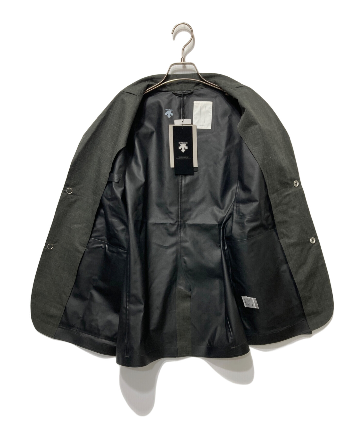 ★未使用、タグ付★ DESCENTE PAUSE テーラードジャケット　ベージュ DESCENTE PAUSE（デサントポーズ）の「グレンチェックジャケット