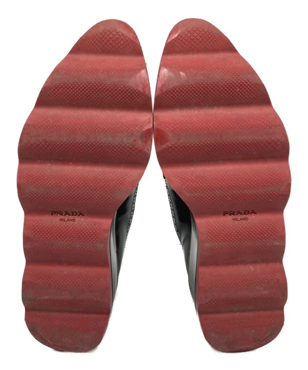 中古・古着通販】PRADA (プラダ) 厚底ウィングチップシューズ 中古・古着通販】PRADA (プラダ) 厚底ウィングチップシューズ