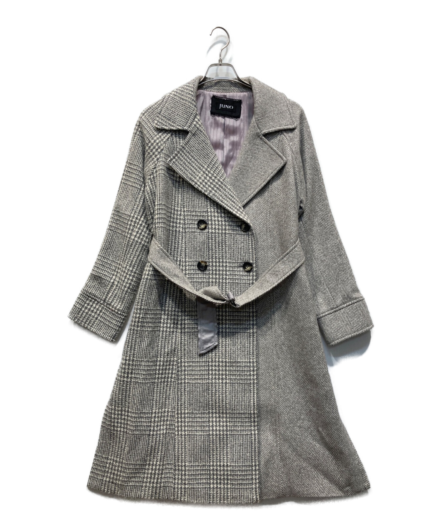 中古・古着通販】JUNO (ジュノ) トレンチコート グレー サイズ:40