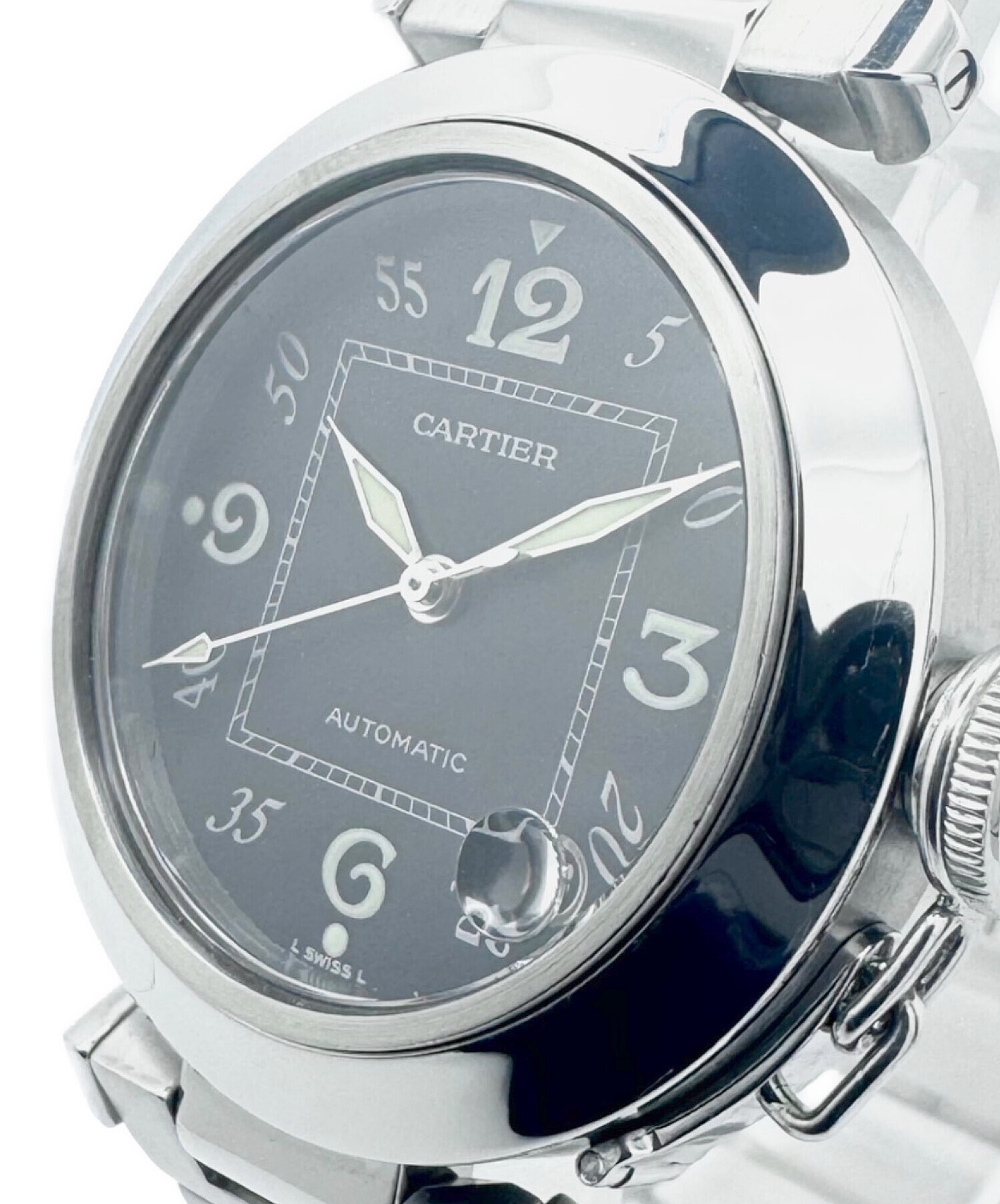 カルティエ CARTIER パシャC 腕時計 時計 ステンレススチール 2324 ユニセックス 中古 カルティエ パシャC 腕時計 時計 カルティエ ステンレススチール 2324